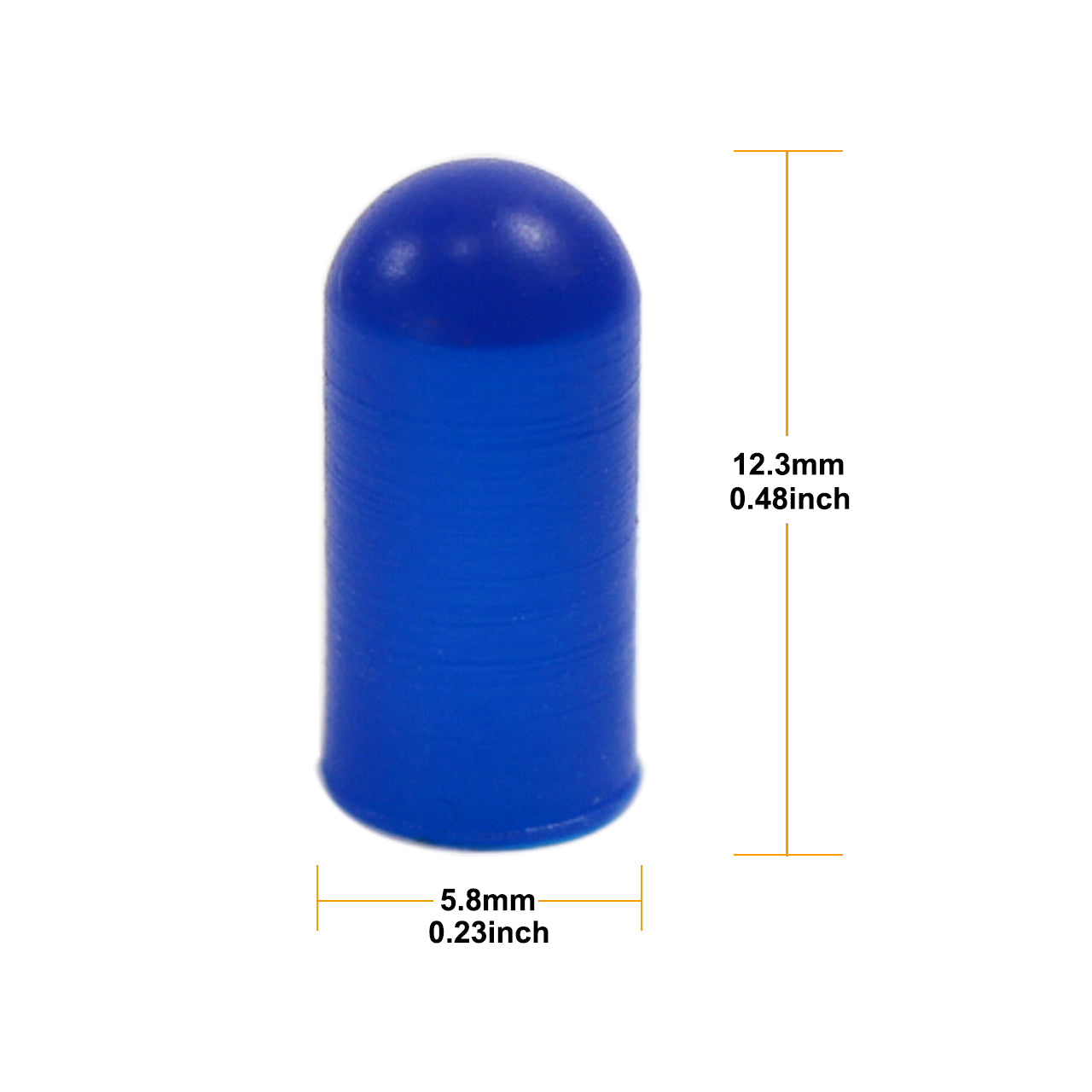 XPT02 100pcs Caps/Covers for 5mm Grain of Wheat Bulbs