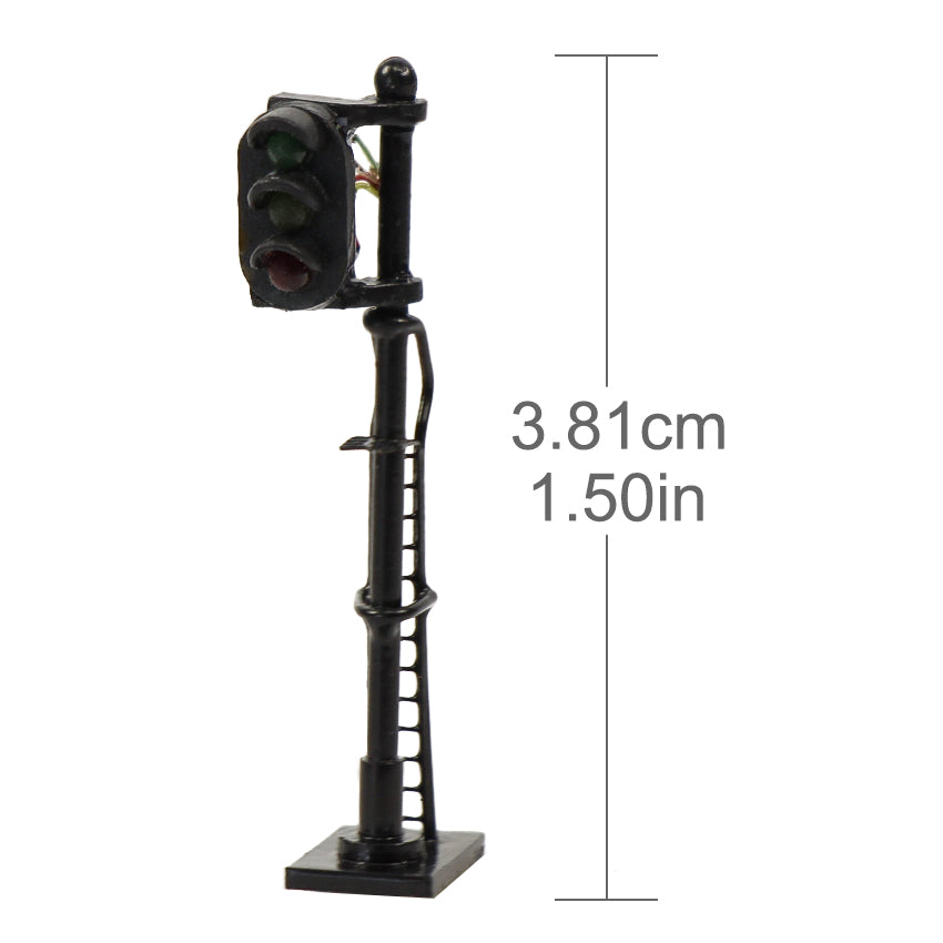 JTD1508GYR 3pcs N Scale 1:160 Model Signal Block Traffic Light 12V