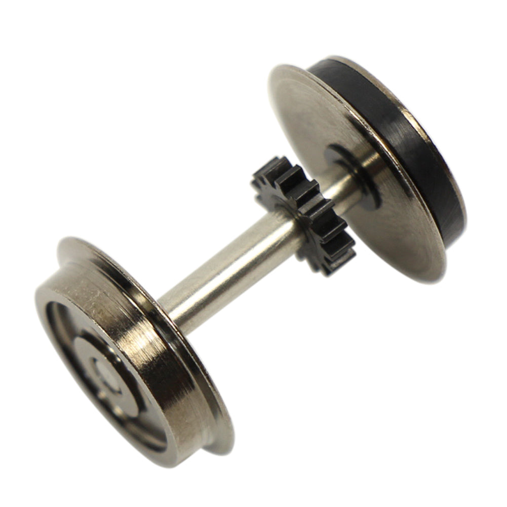 HP0187 2 Pairs HO Scale 1:87 Model Train 38'' Metal DC Wheels