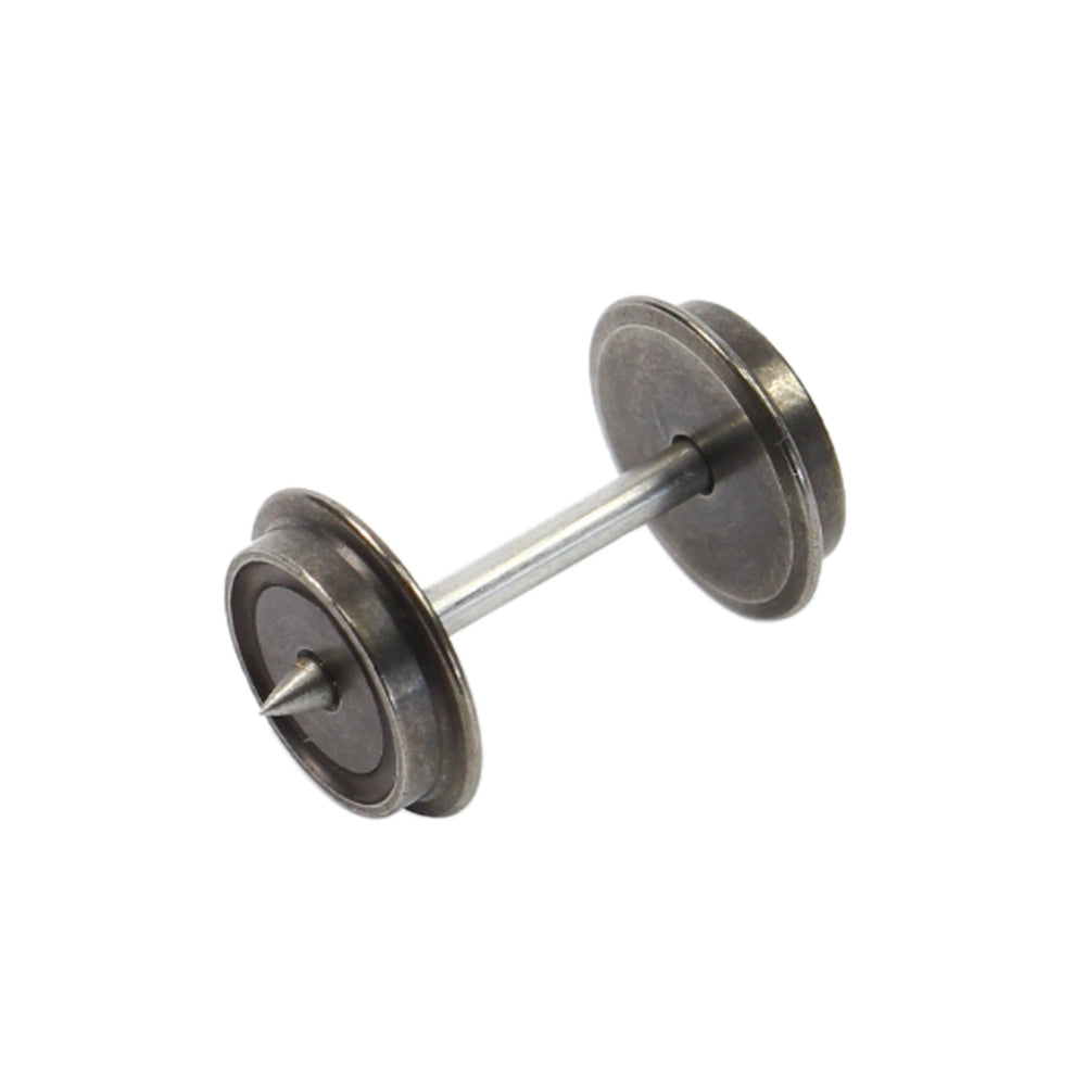 HP0387 12pcs HO Scale 1:87 36'' Metal AC Wheels Conductive