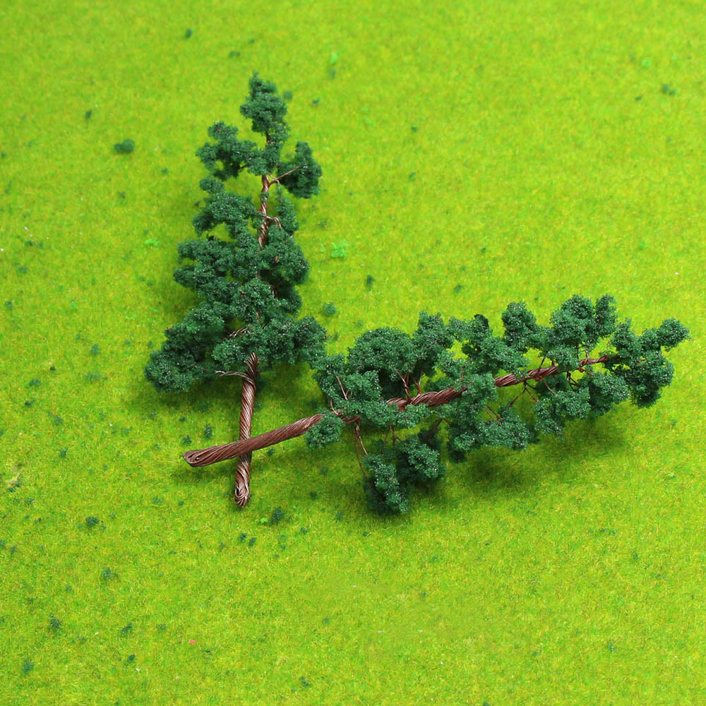 D9035 20pcs HO Scale 1:87 Model Tree with Iron Wire 85mm