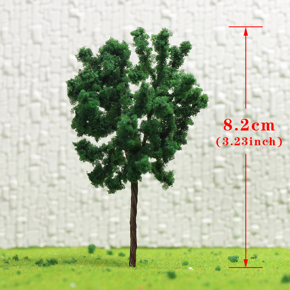 D9048 20pcs N HO Scale Model Trees Mini Scenery 9cm