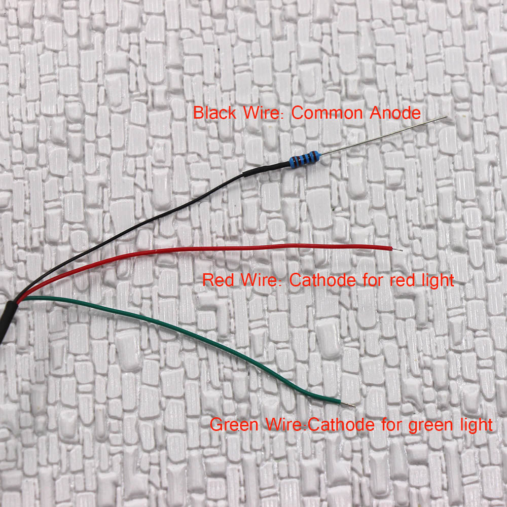 JTD433GR 2pcs O Scale 1:43 Model Railway Signals with Ladder