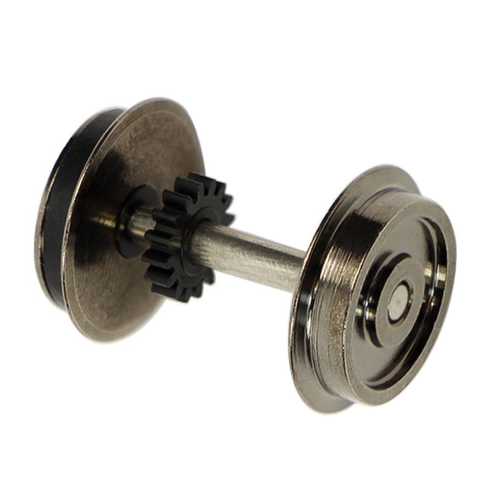 HP0187 2 Pairs HO Scale 1:87 Model Train 38'' Metal DC Wheels