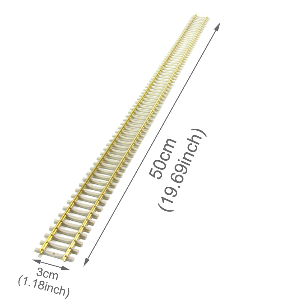 HP17HO 1pc/2pcs/5pcs HO Scale 1:87 Flexible Brass Track 50cm