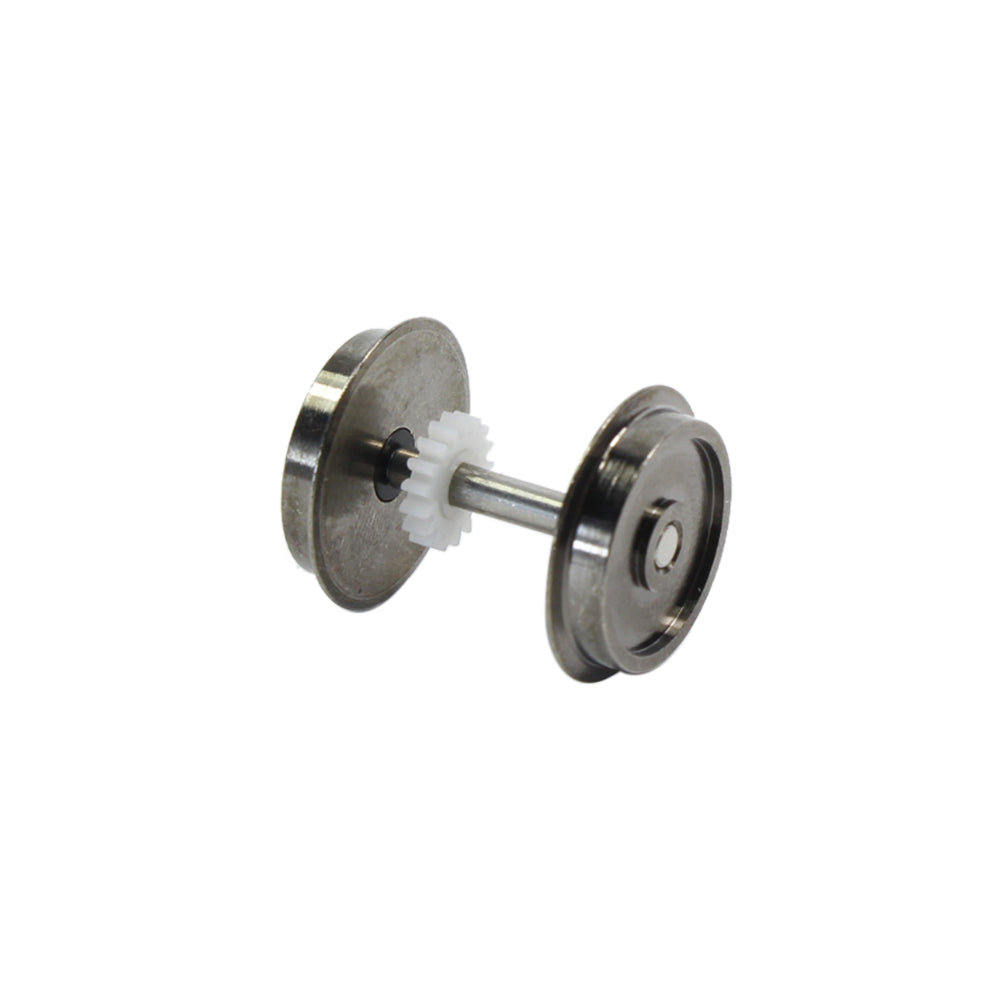 HP0287 2 Pairs HO Scale 1:87 Model Train 48'' Metal DC Wheels