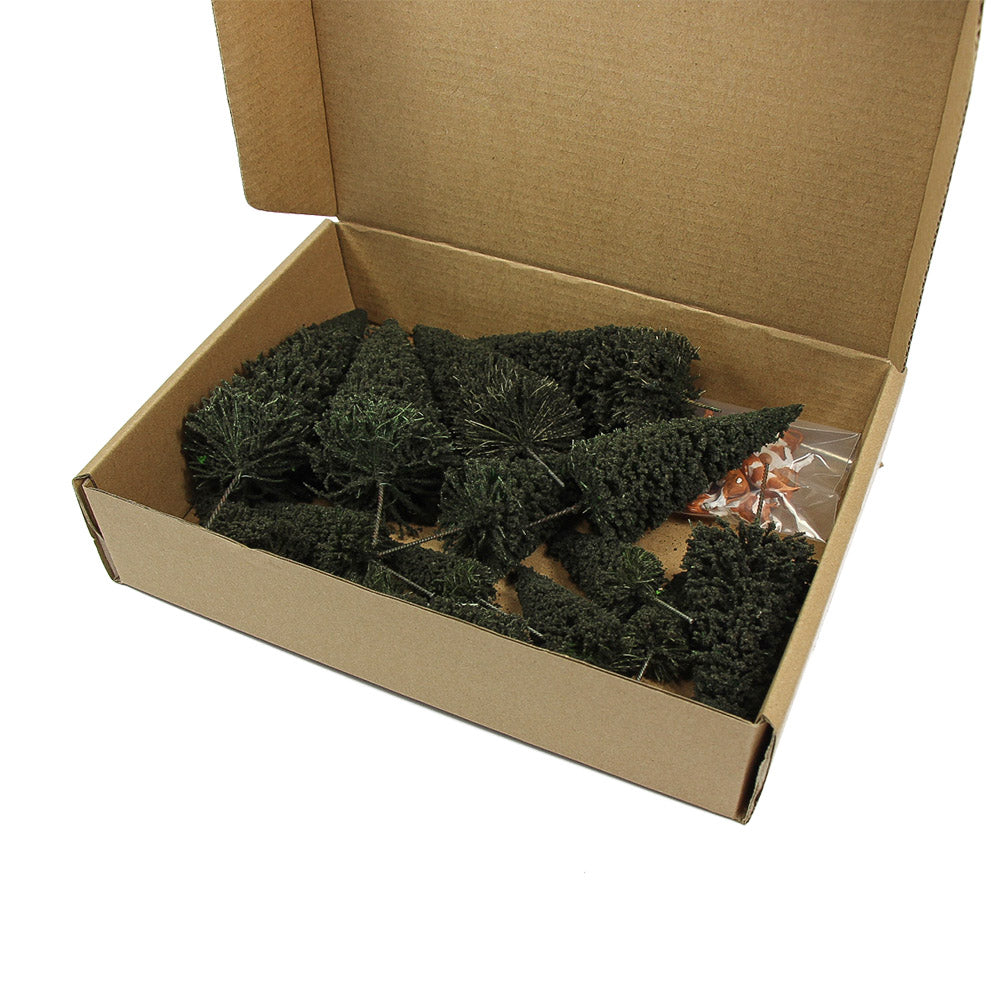 S0404 N/TT/HO/O Scale 1:87 Model Cows and Cedar Pine Trees