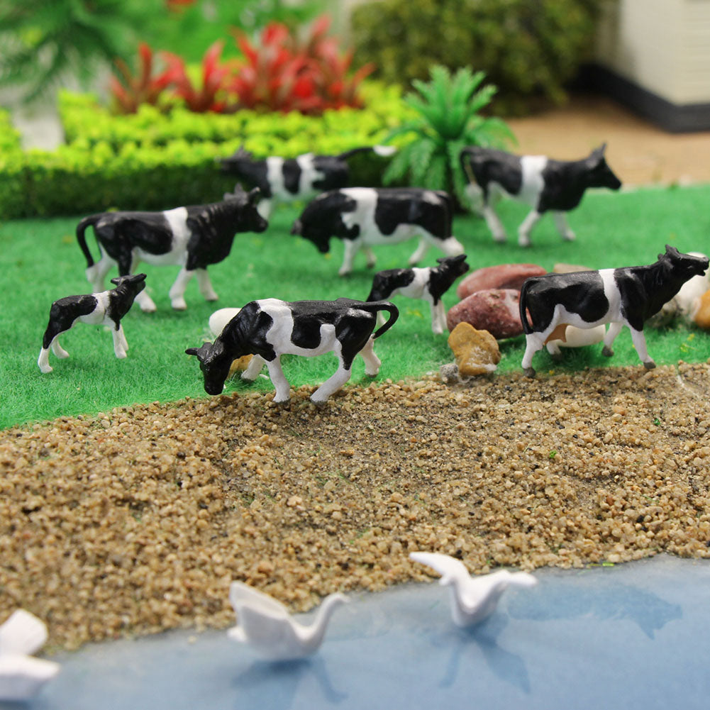 AN8704 36pcs HO Scale 1:87 Cows and Figures