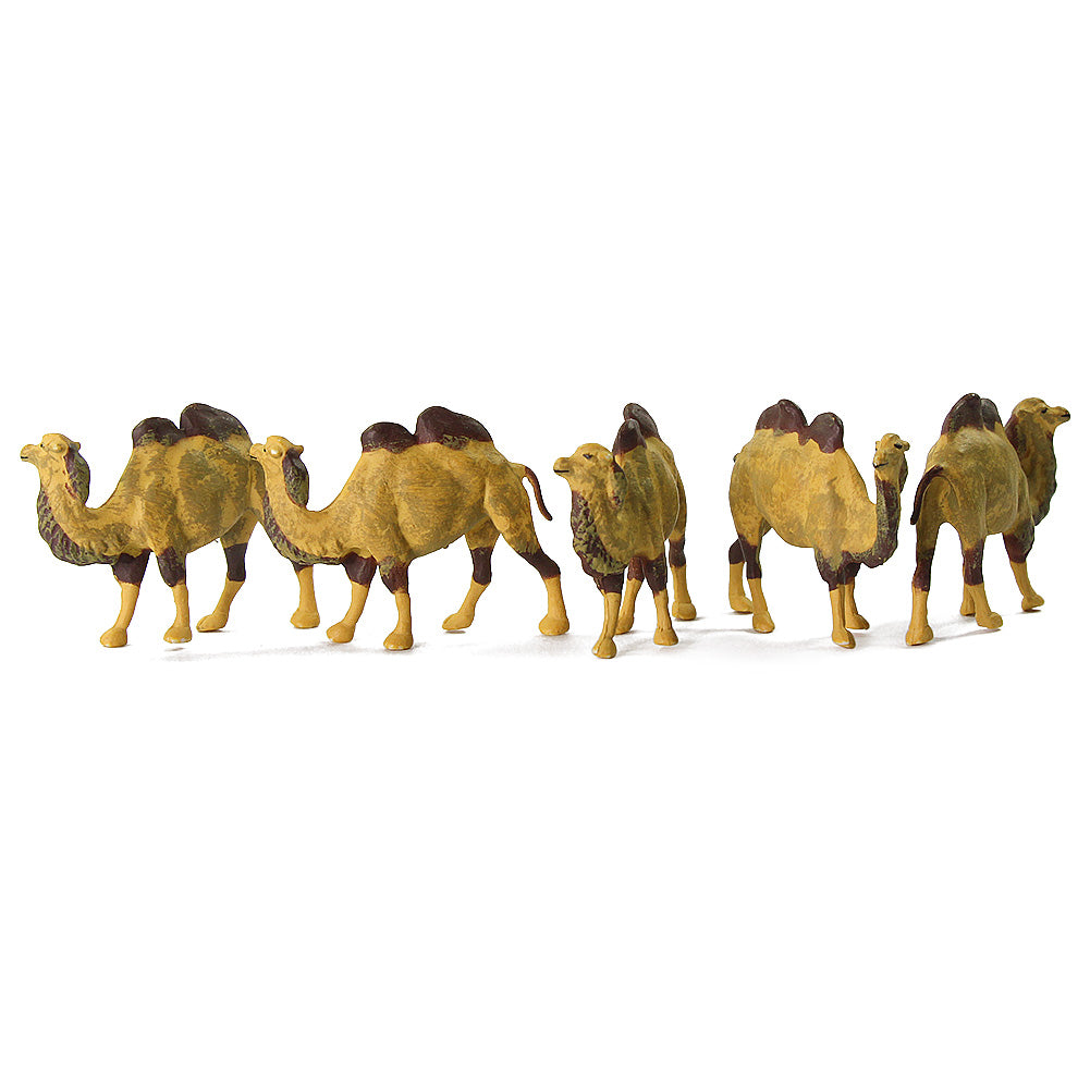 AN8710 12pcs HO Scale 1:87 Painted Two-humps Camel Wild Animal