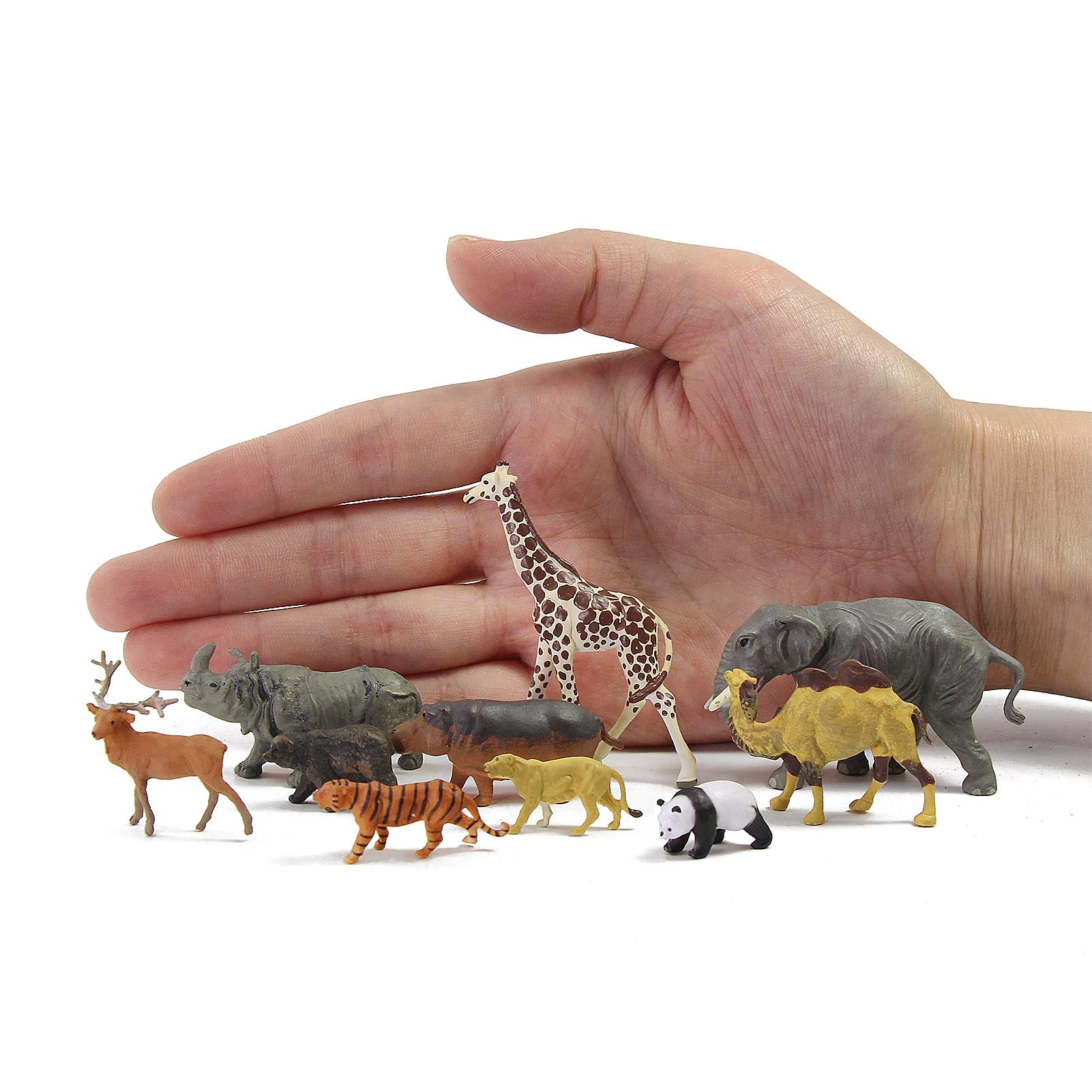 AN8718 24pcs HO Scale 1:87 Model Wild Animals