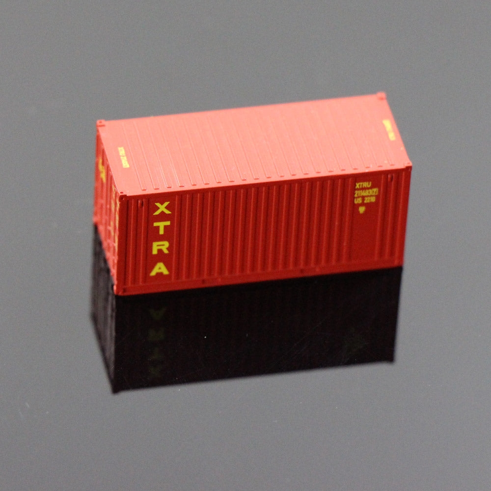 C15007 3pcs N Scale 1:160 20ft Shipping Container