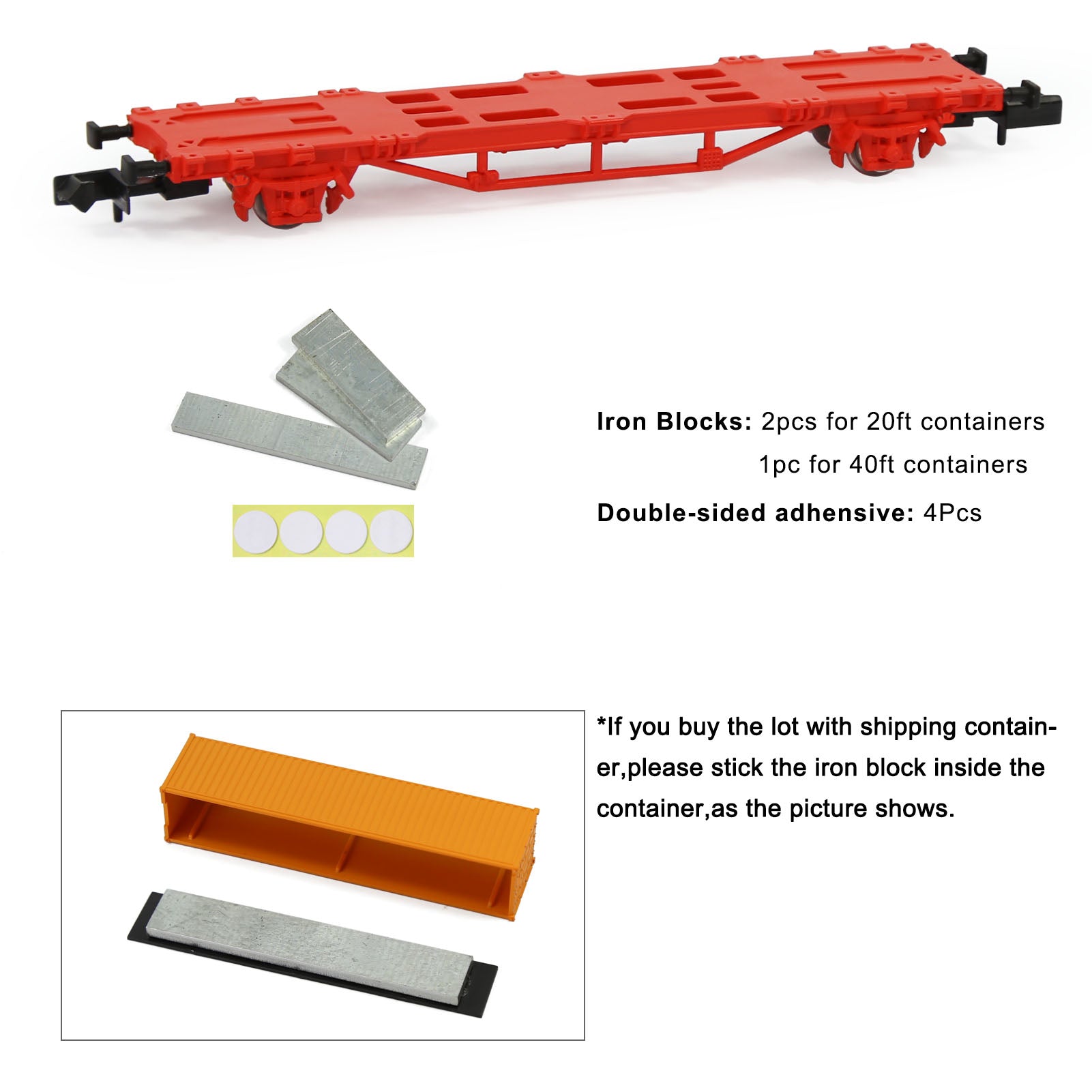 C15061 1pc N Scale 1:150 Model Train Flat Car Wagon Freight Car