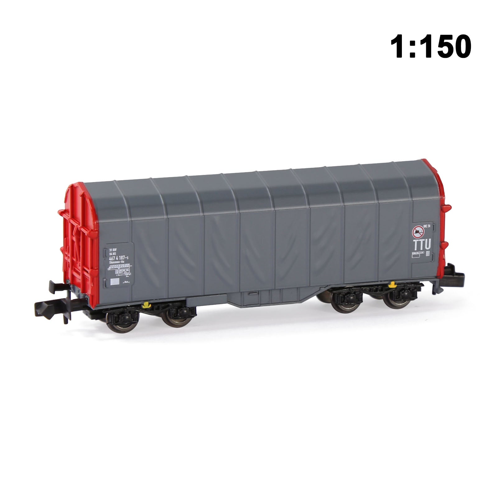 C15062 1pc N Scale 1:150 Box Car Covered Wagon Freight Car