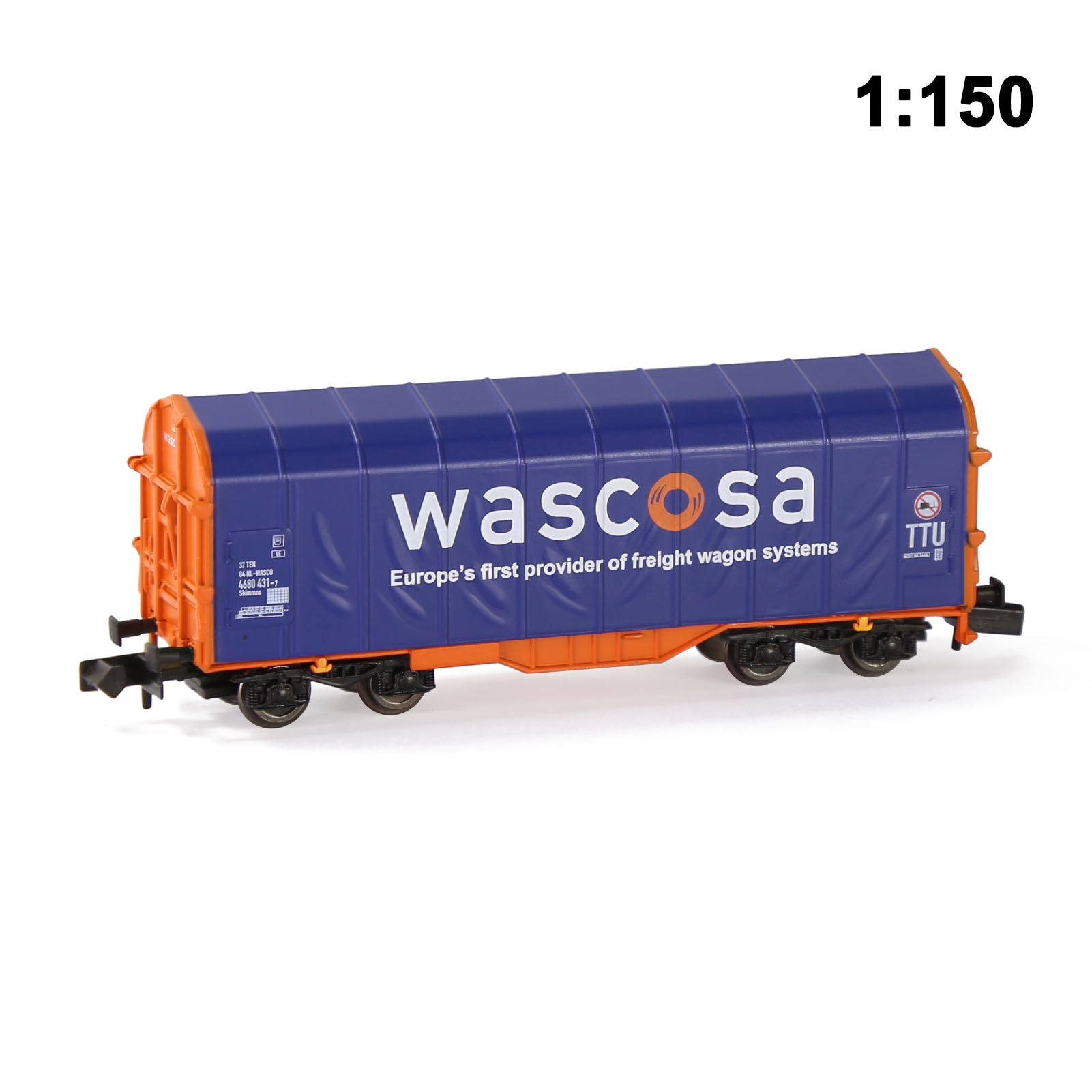 C15062 1pc N Scale 1:150 Box Car Covered Wagon Freight Car