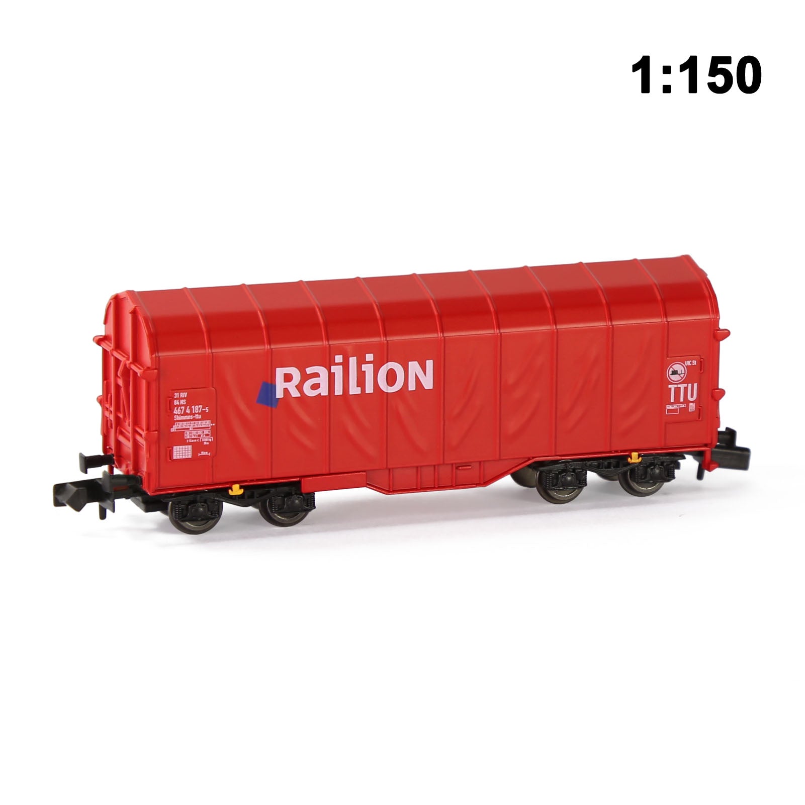 C15062 1pc N Scale 1:150 Box Car Covered Wagon Freight Car