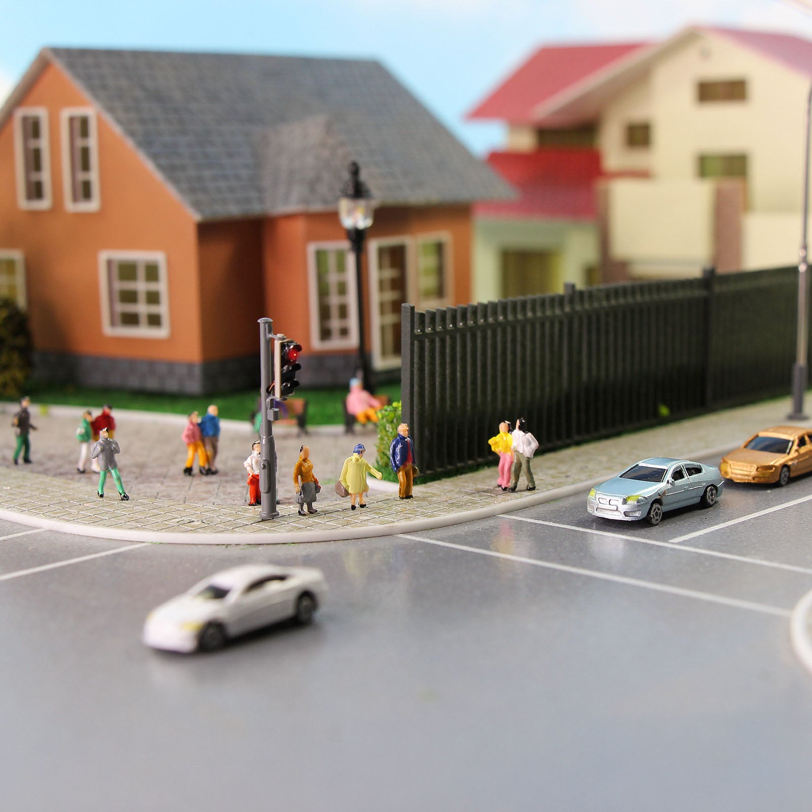 C150 100pcs N Scale 1:160  Painted Model Cars