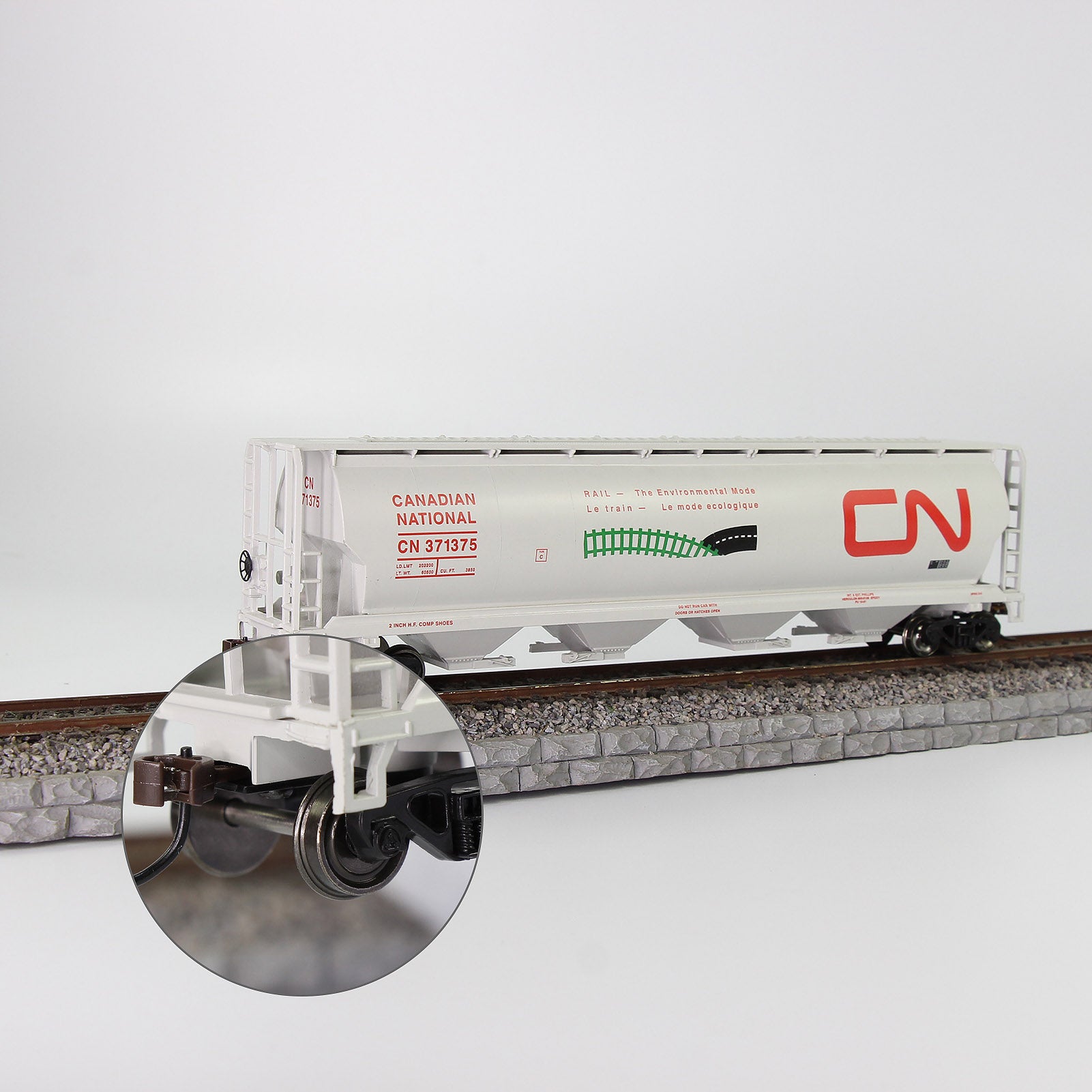 C8725 12pcs HO Scale 1:87 33'' Metal DC Wheels