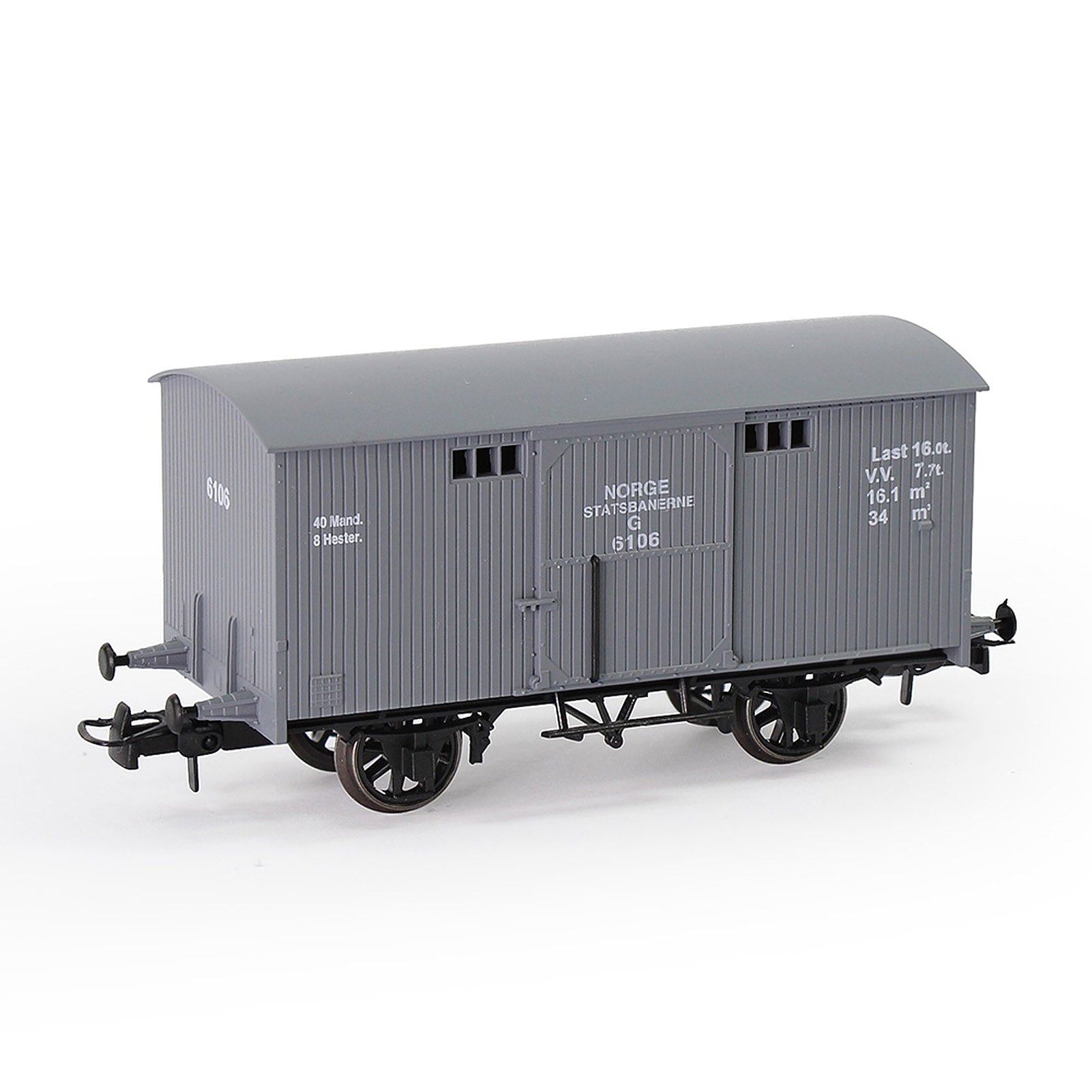 C8728 1pc HO Scale 1:87 20ft Model Box Car Wagon