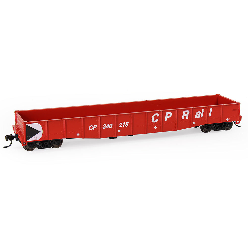 C8743 1pc HO Scale 1:87 Low-side Gondola Car 53ft Model Wagons