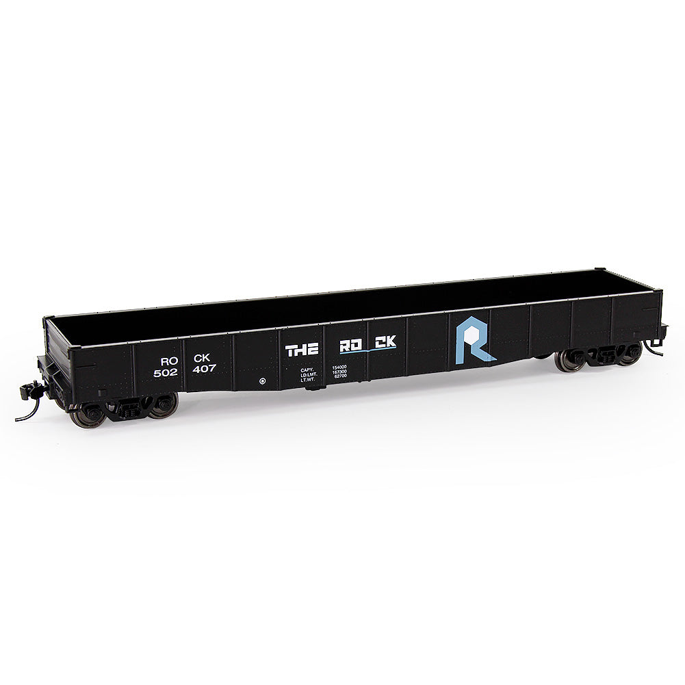 C8743 1pc HO Scale 1:87 Low-side Gondola Car 53ft Model Wagons