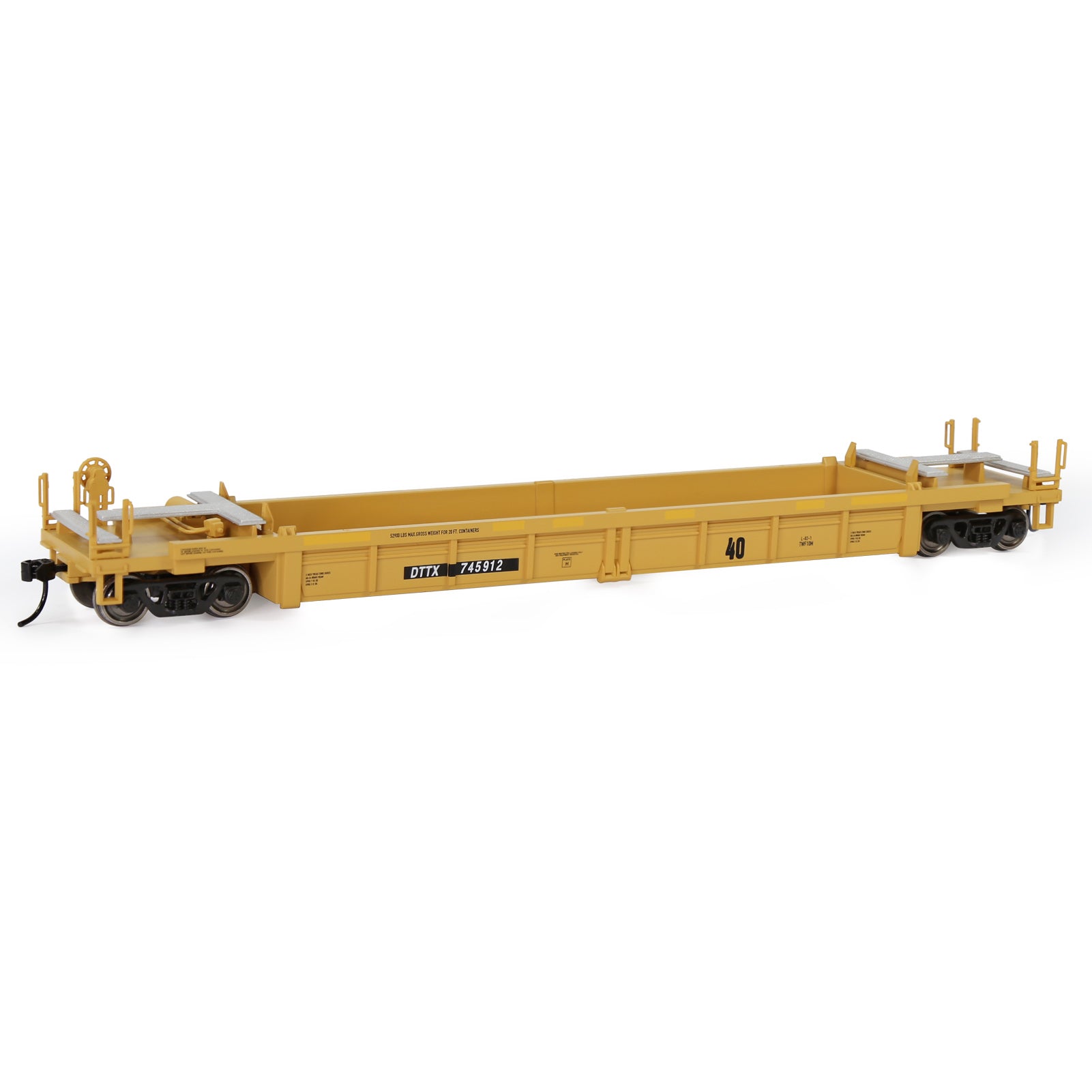 C8749 1pc HO Scale 1:87 40ft Well Car Low Side Wagon