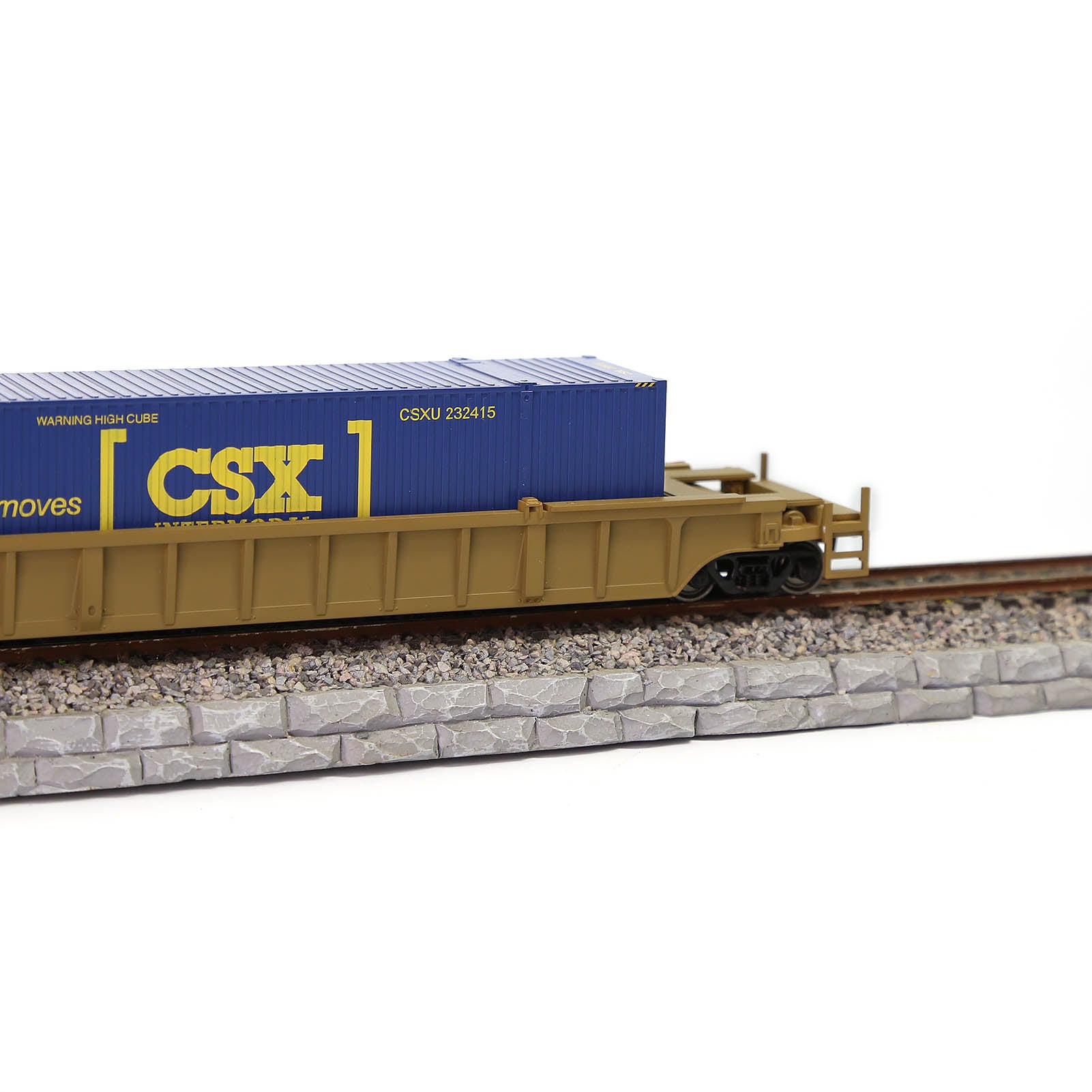 C8753 1pc HO Scale 1:87 53ft Shipping Container Cargo Box