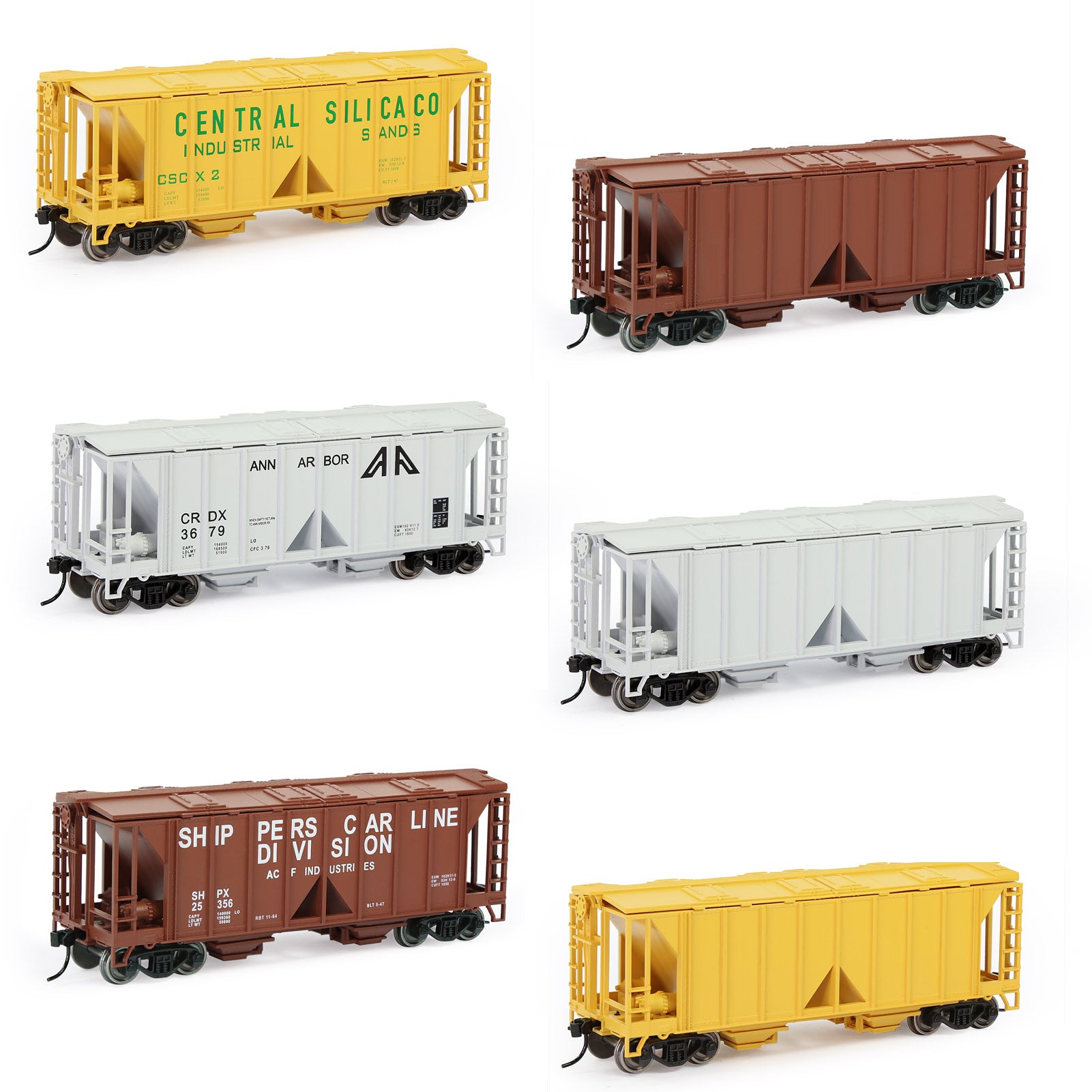 C8760 1pc HO Scale 1:87 Hopper Car Medium Couplers