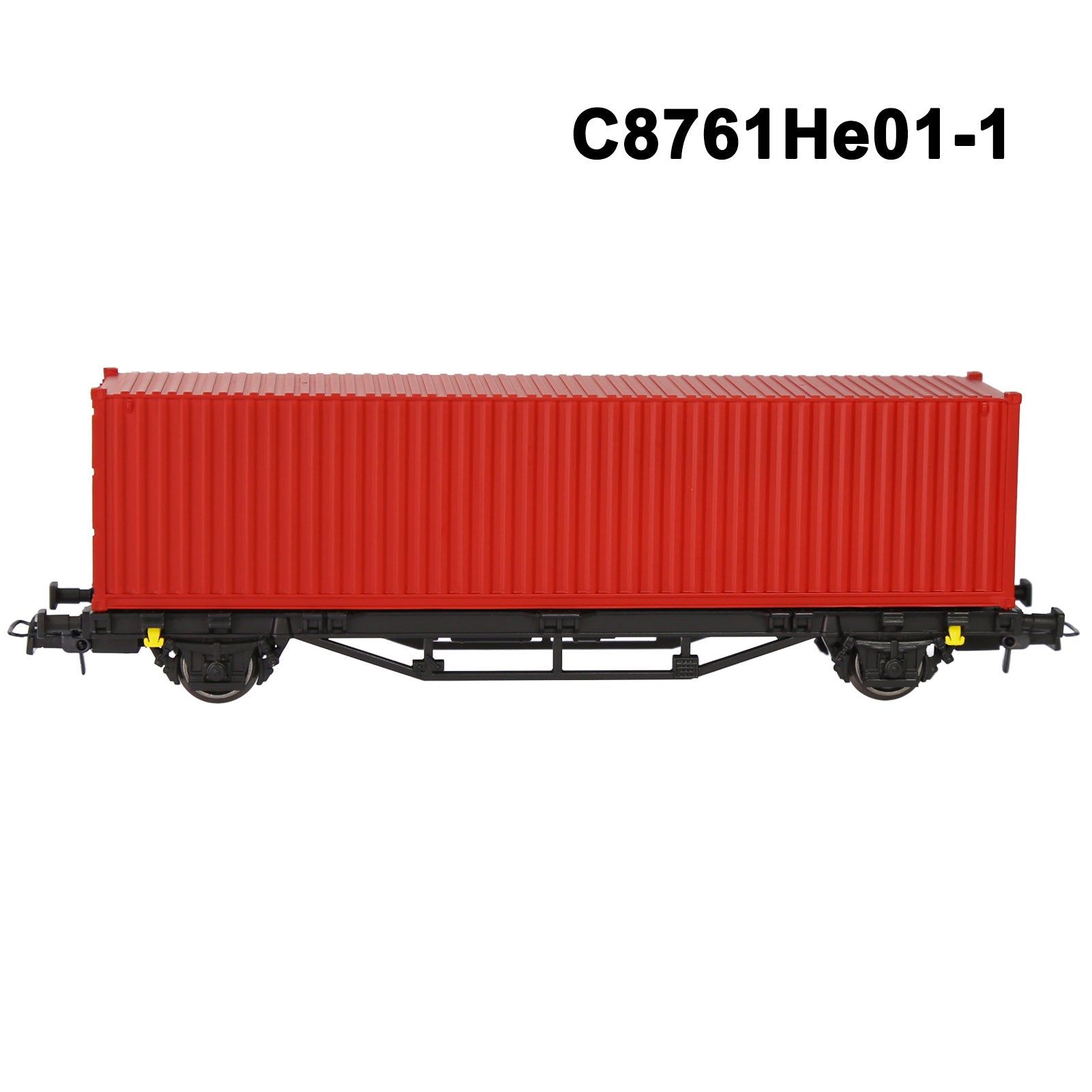 C8761M One set HO Scale 1:87 Model Flat Wagon with Containers