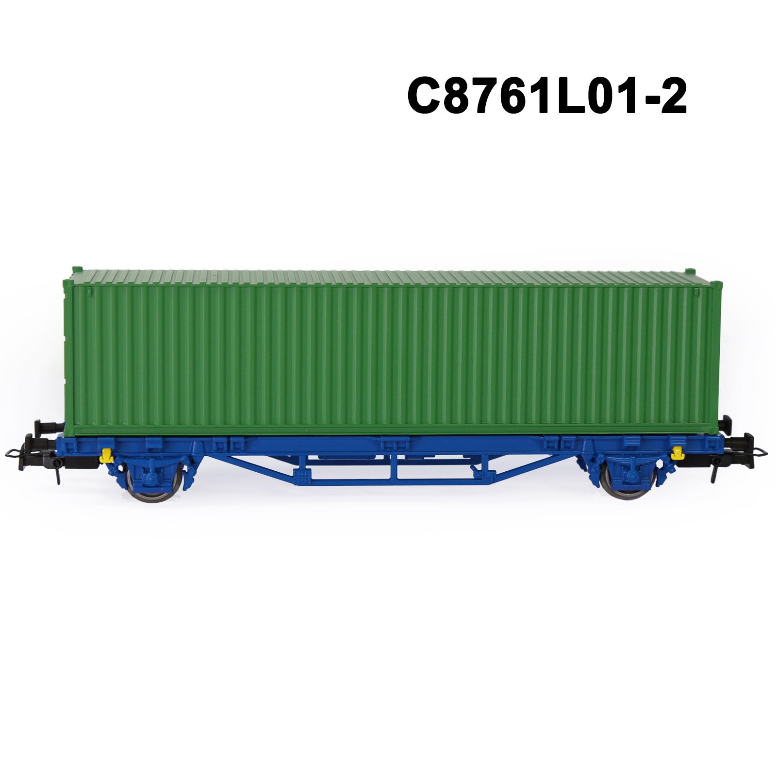 C8761M One set HO Scale 1:87 Model Flat Wagon with Containers