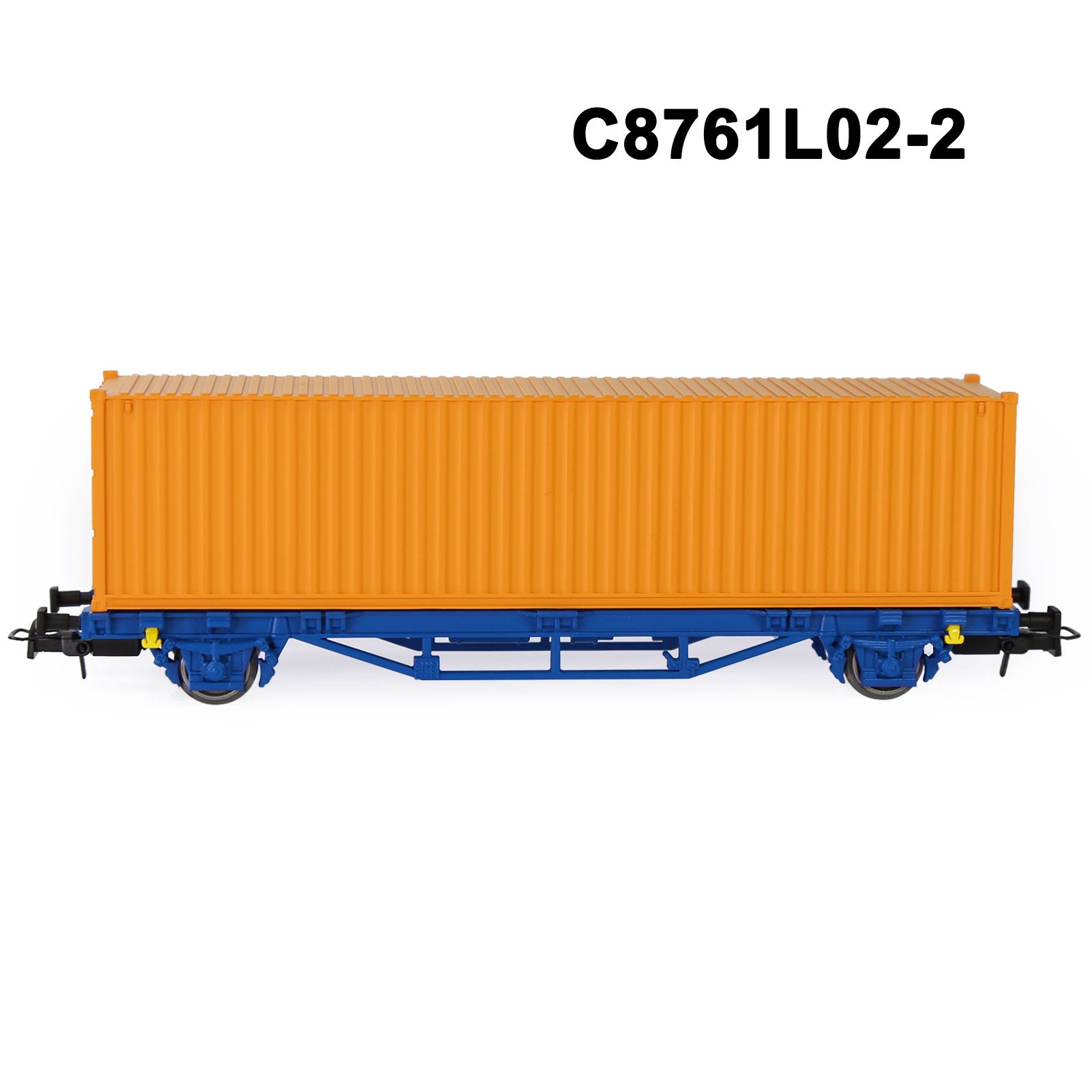 C8761M One set HO Scale 1:87 Model Flat Wagon with Containers