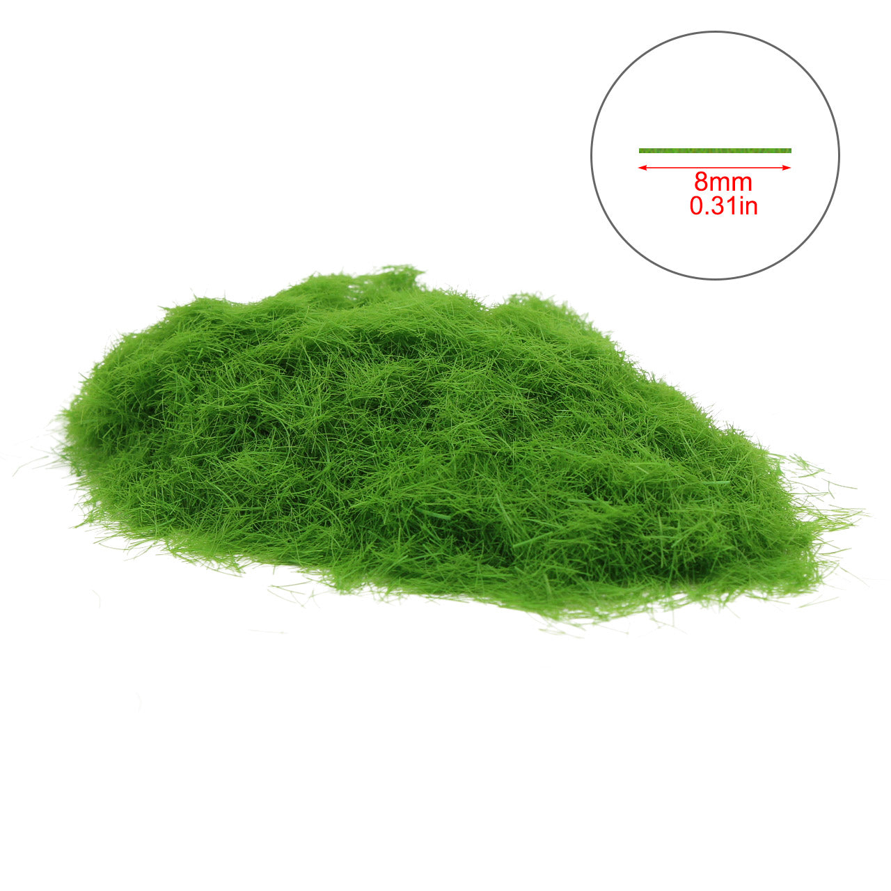 CFA7 4 bottles 8mm Static Grass Flock Powder Scenics