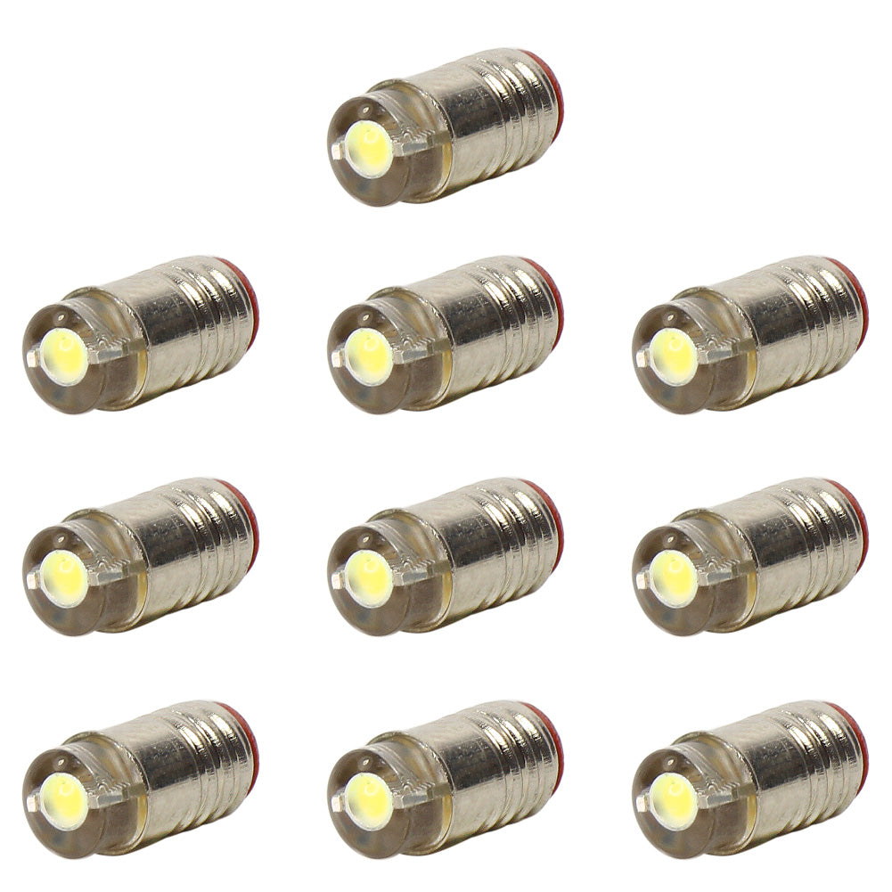 E501 10pcs Screw Bulbs E5 E5.5 Leds 12V