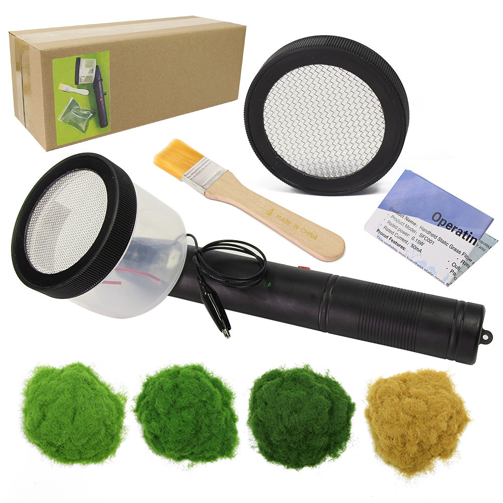 Static Grass Machine GJ07 1 Set Portable Static Grass Flocking Applicator Machine