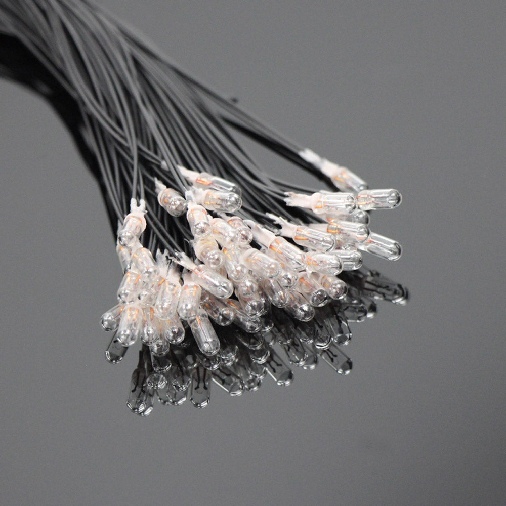 50pcs Evemodel Pre-Wired Grain Of Wheat Bulbs - 4mm 14V 70mA Warm White GPW06W