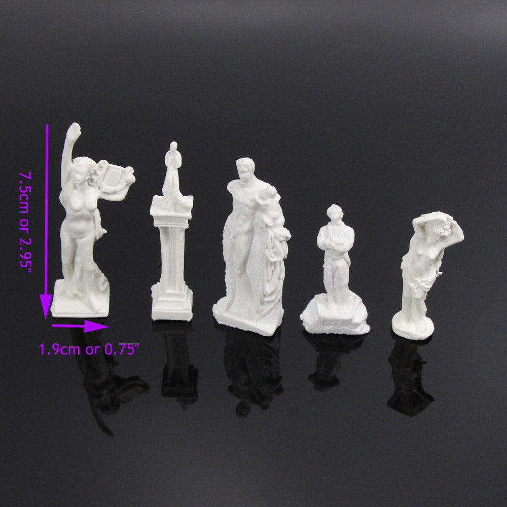 GY04087 13pcs HO Scale 1:87 Statue Sculpture Fountain