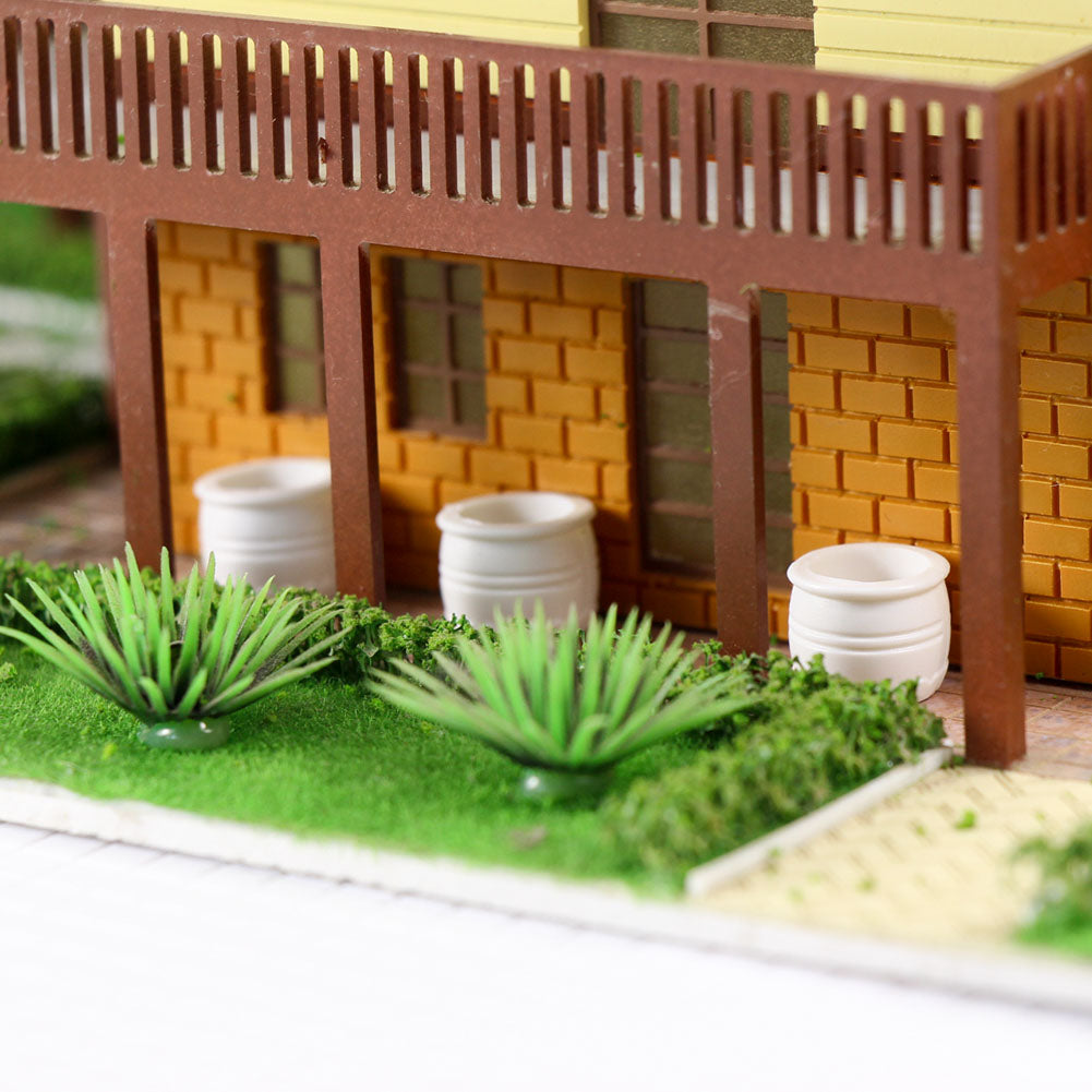 GY12043 24pcs O Scale 1:43 Model Flower Pot Park Garden