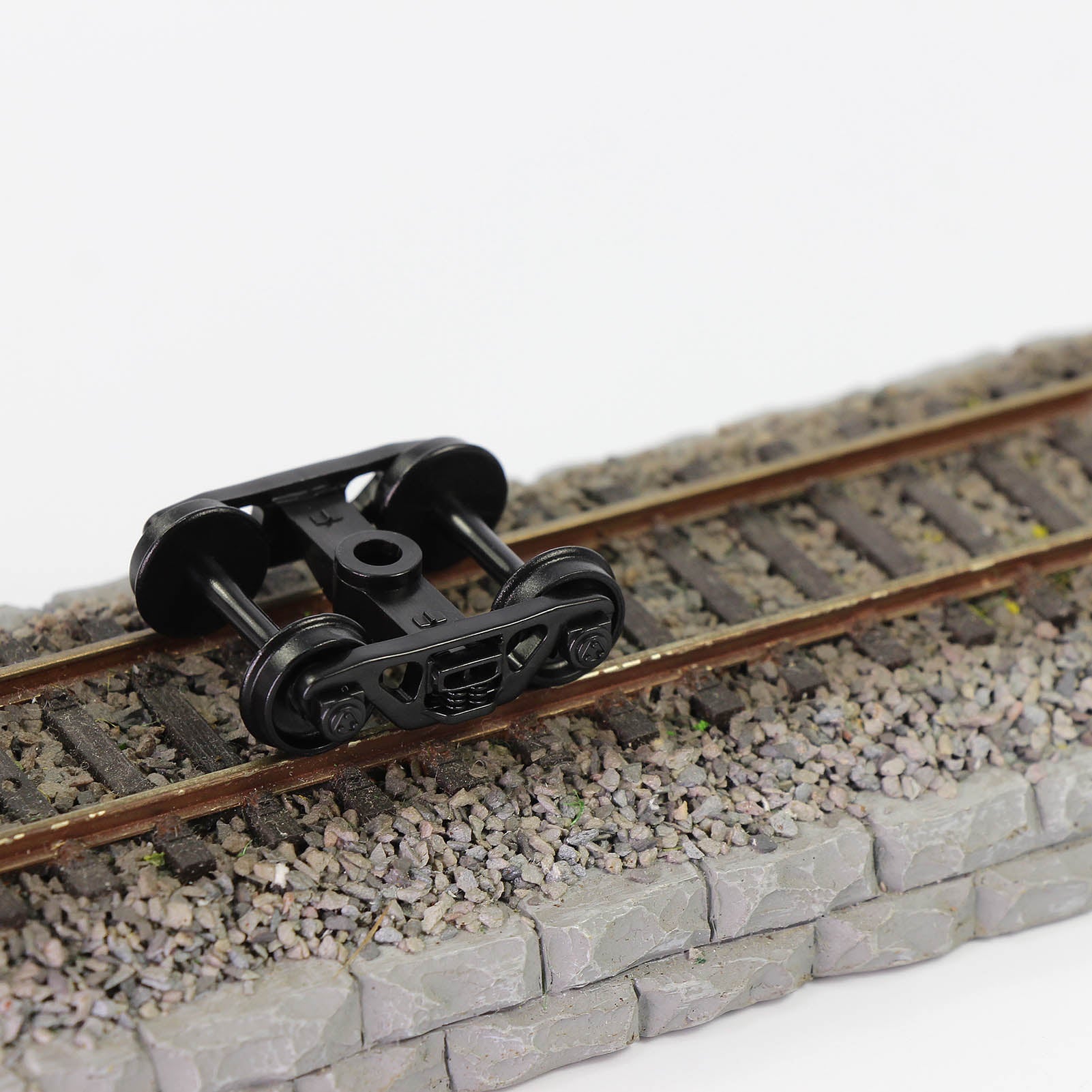 HP22HO 12pcs HO scale 1:87 POM Bogies with 33" Plastic Wheels