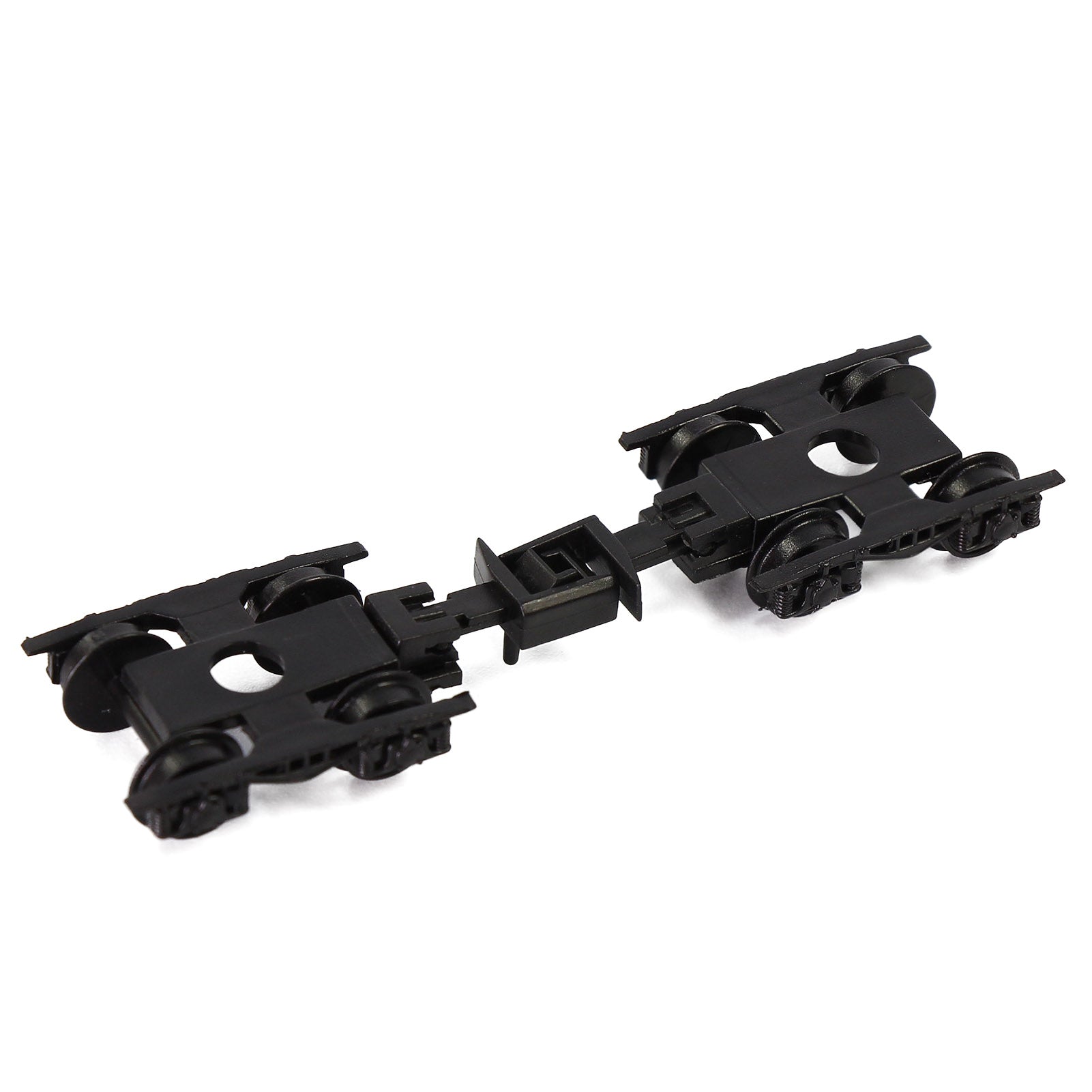 HP23N 12pcs N scale 1:160 POM Bogies with Couplers 36" Plastic Wheels