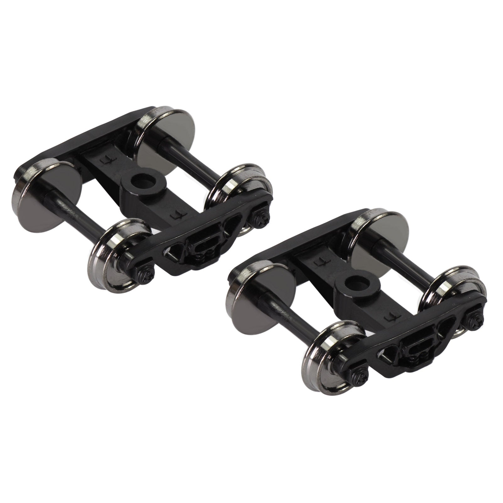 HP3187 2pcs HO Scale 1:87 Bogies with 36" Insulated Axle Metal Wheels