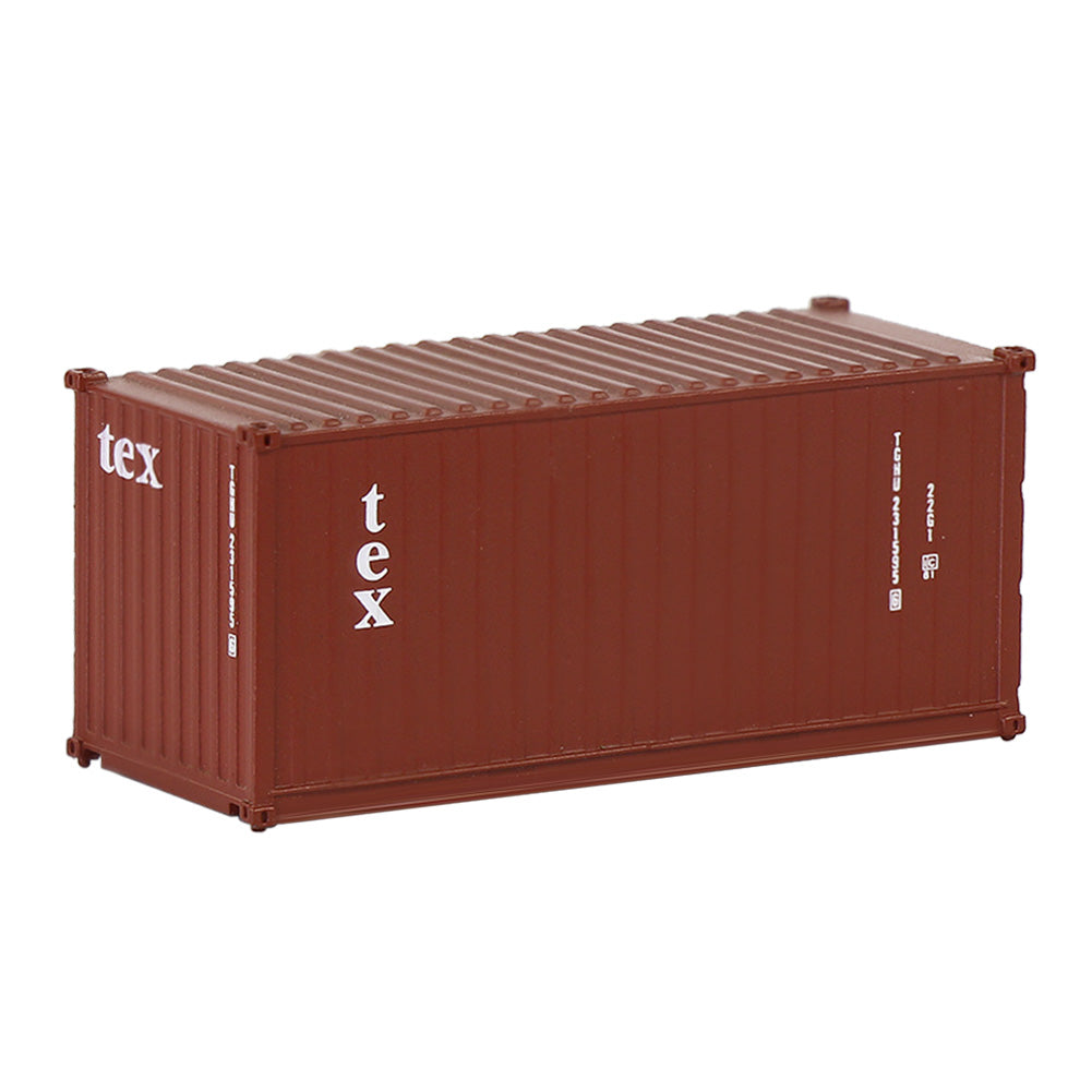 C15007 3pcs N Scale 1:160 20ft Shipping Container