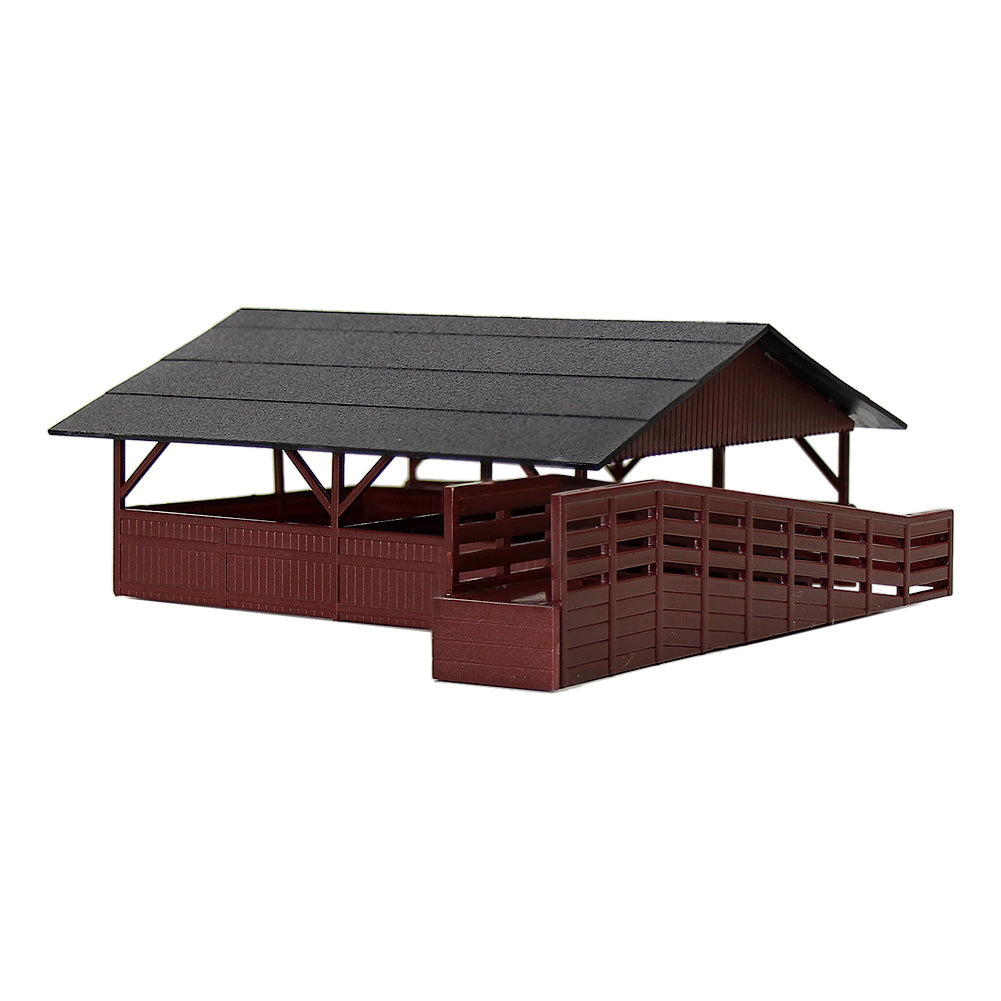 JZ8701 1pc HO Scale 1:87 Cattle Shed Horses Stable Farm