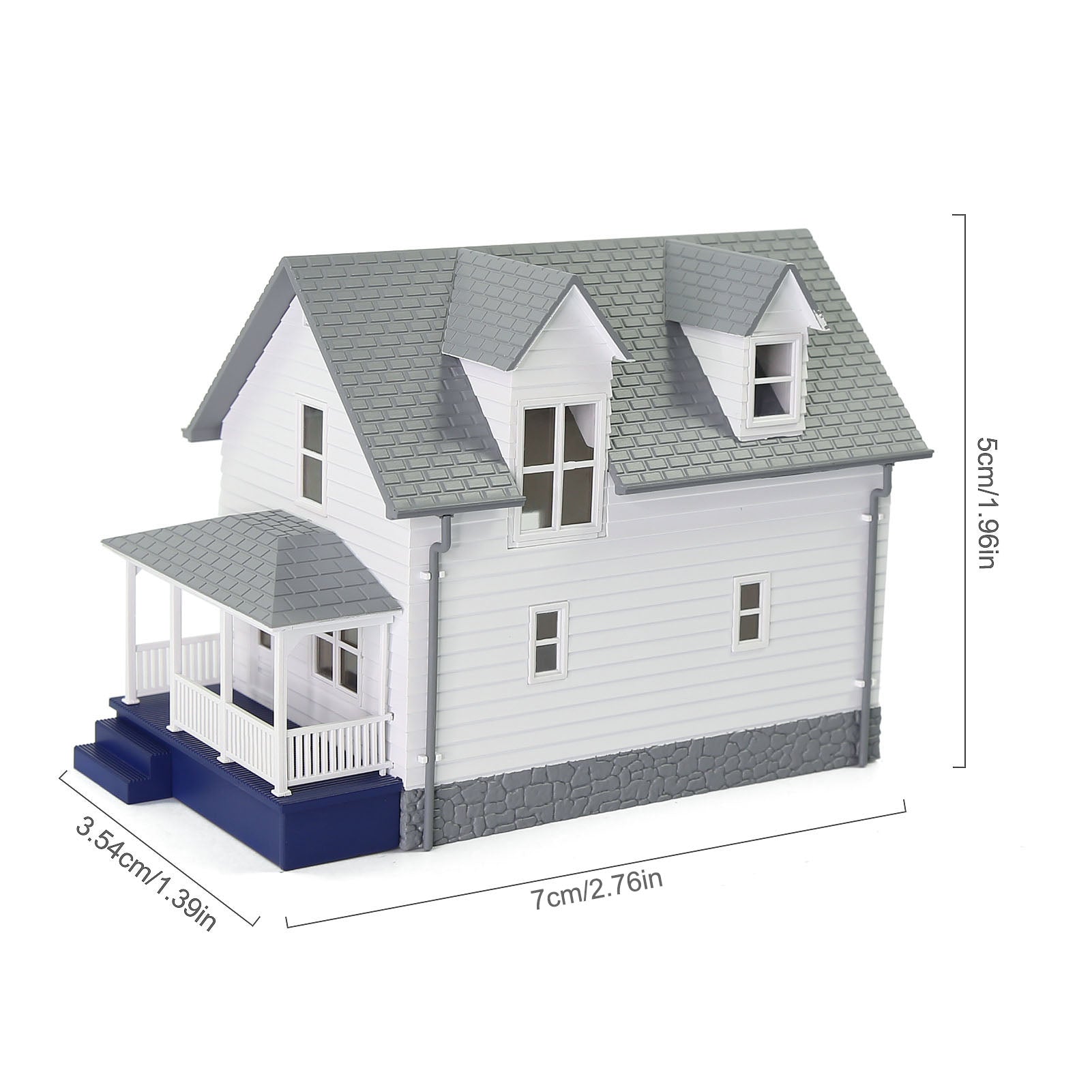 JZN01 1pc N Scale 1:160 Model House Residential Building Architectural