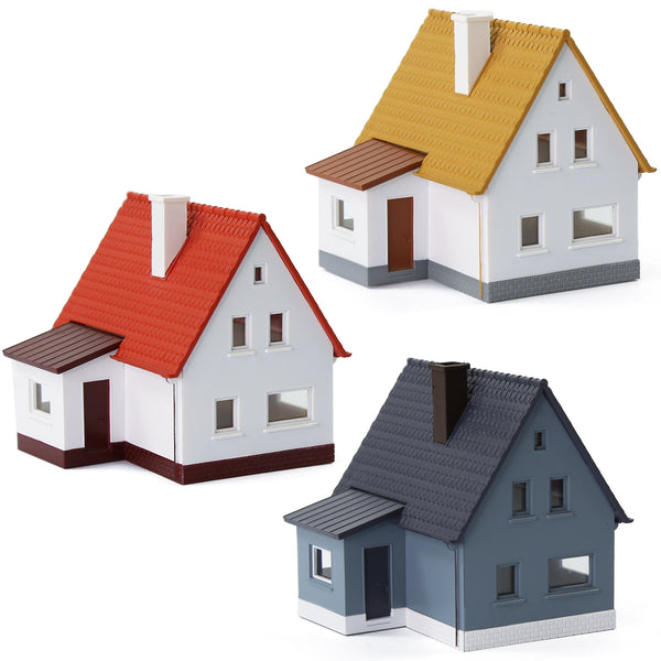 JZN03 1pc N Scale 1:160 Model Village House Pre-built