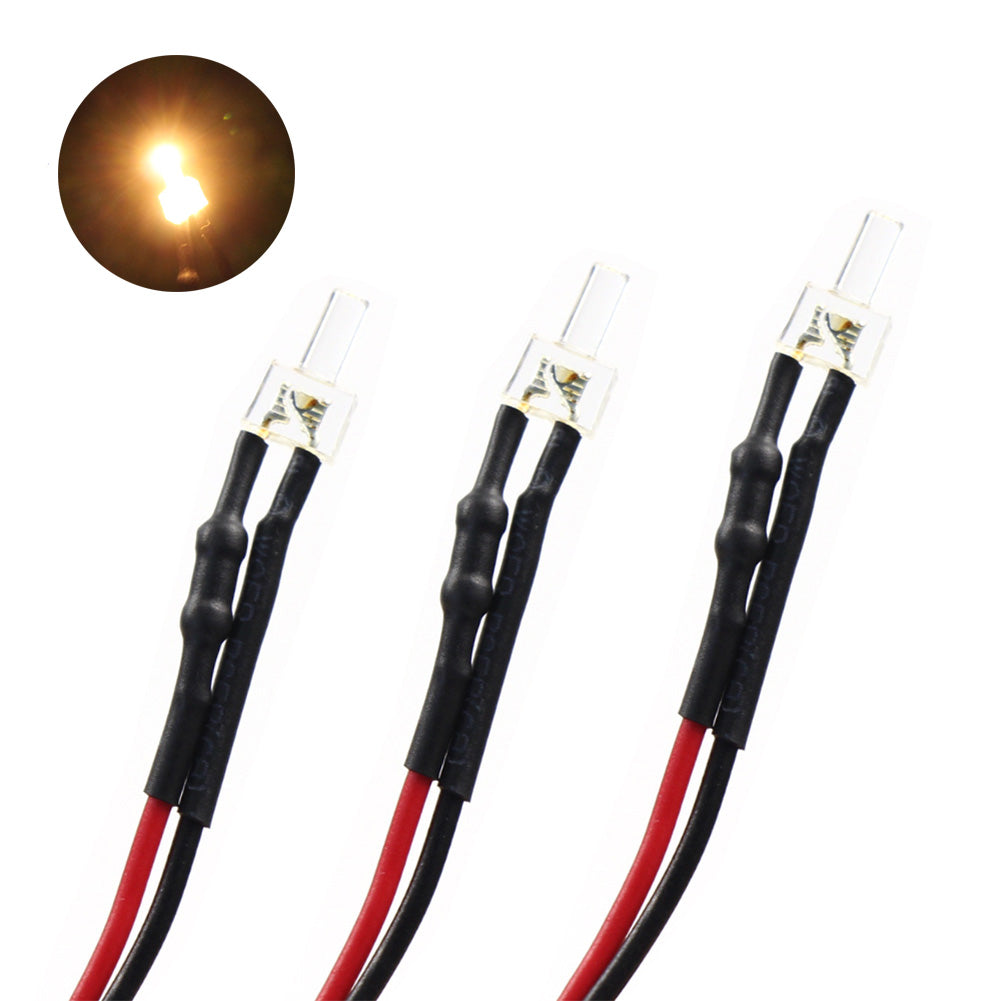 Evemodel 20Pcs Pre-saldato Bianco SMD Led 0402 Luce 12V Wired Resistor 20cm Filo Evemodel 20Pcs Pre-saldato Bianco SMD Led 0402 Luce 12V Wired Resistor 20cm Filo
