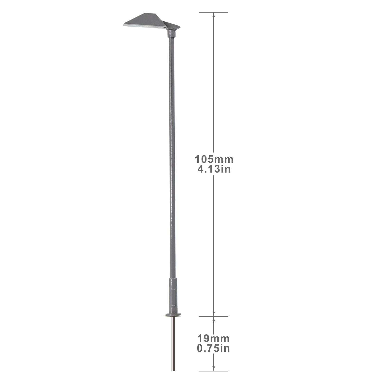 LD01 5pcs Model Metal Lamp Street Light LED Shade