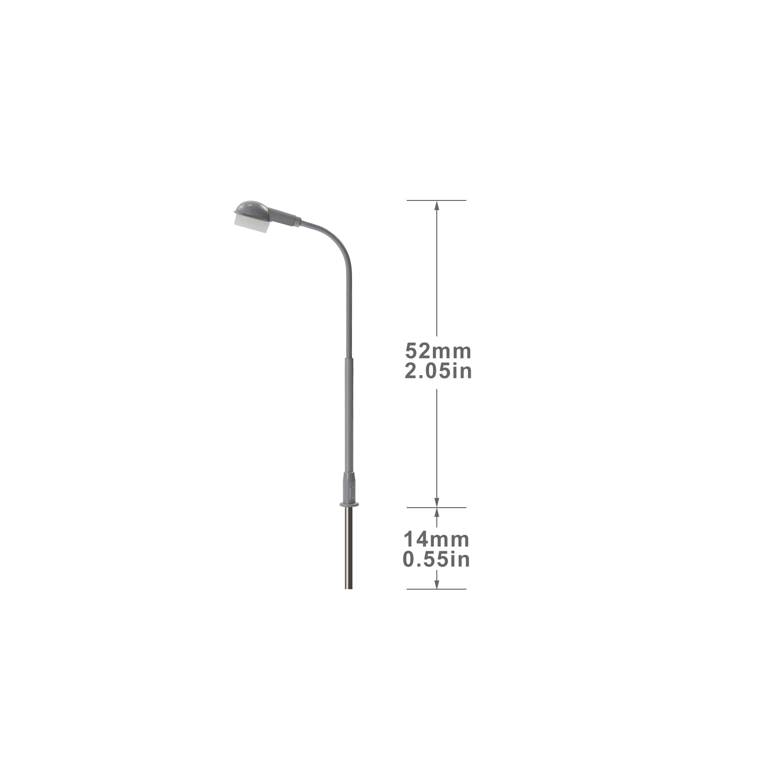 LD10 5pcs Metal Street Light Lamps with Cover LEDs