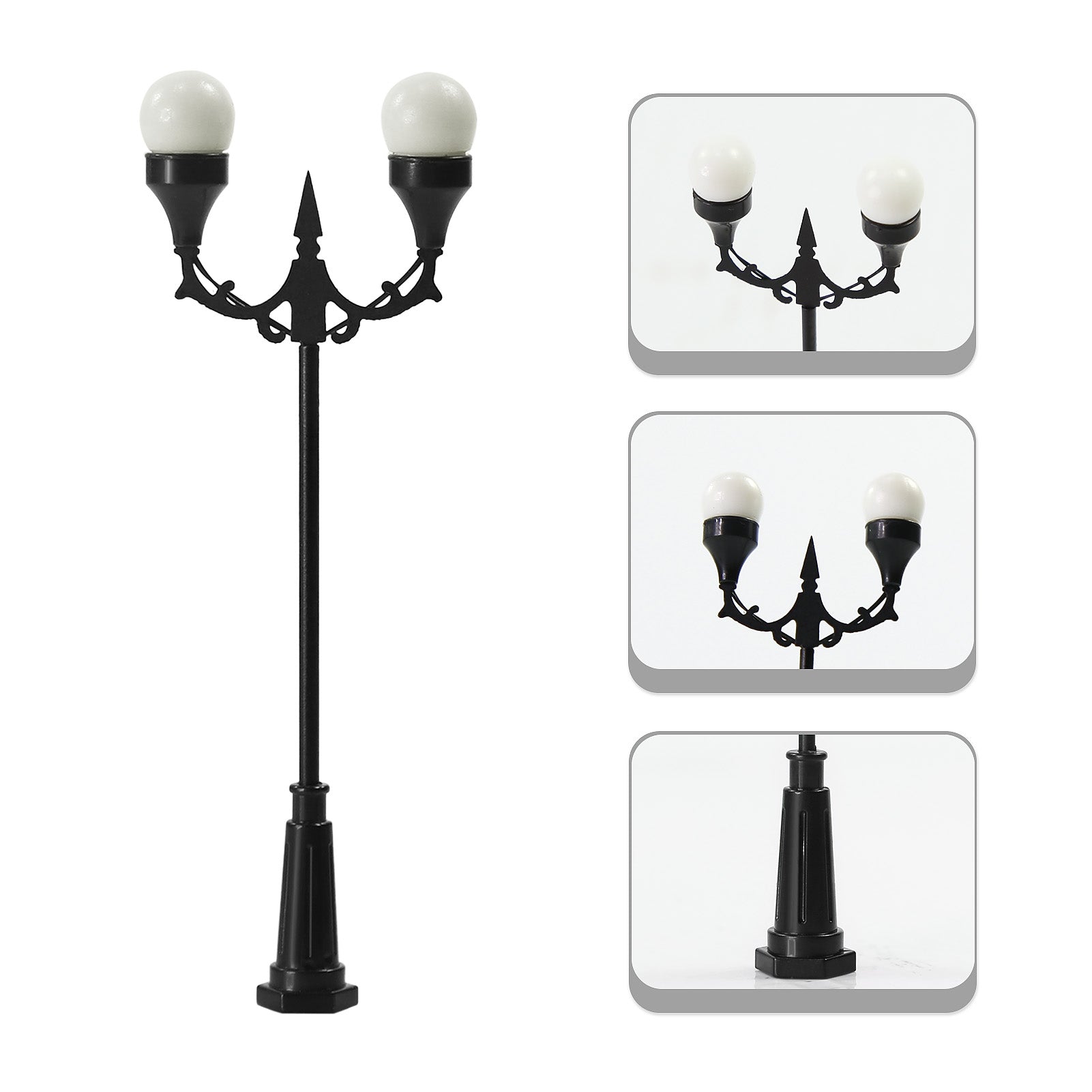 LFT14OOWM 10pcs OO/HO Scale 1:75 Lamppost Street Light LED