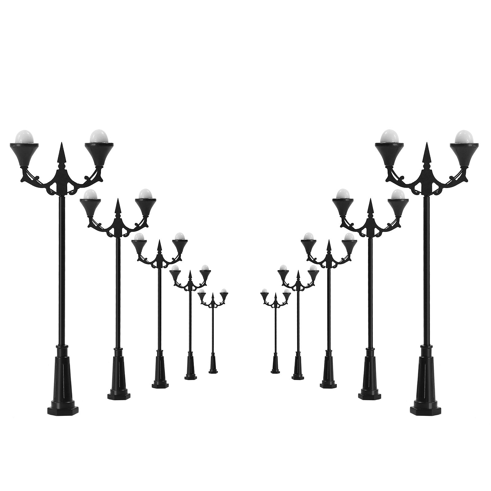 LFT16OOWM 10pcs OO/HO Scale 1:75 Lamps Street Light LED