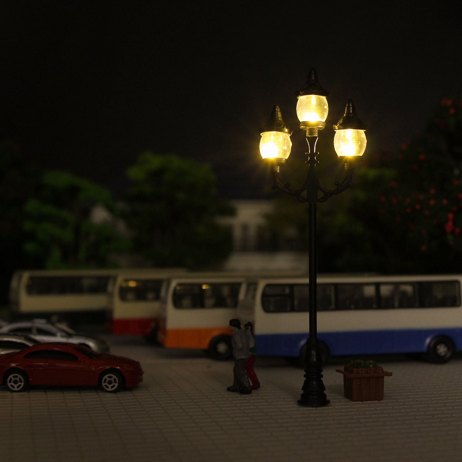 LFT19OOWM 10pcs OO/HO Scale 1:75 Lamps Street Light LED