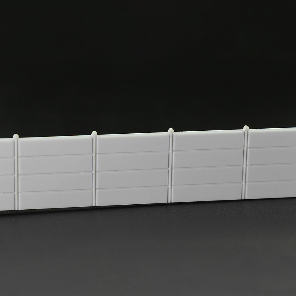 thumbnail image 2 of Evemodel 1 Meter Plastic Fence Wall Kit For N And Z Scale Model Railways - 1:150 Scale, White, Unassembled 2 of 5